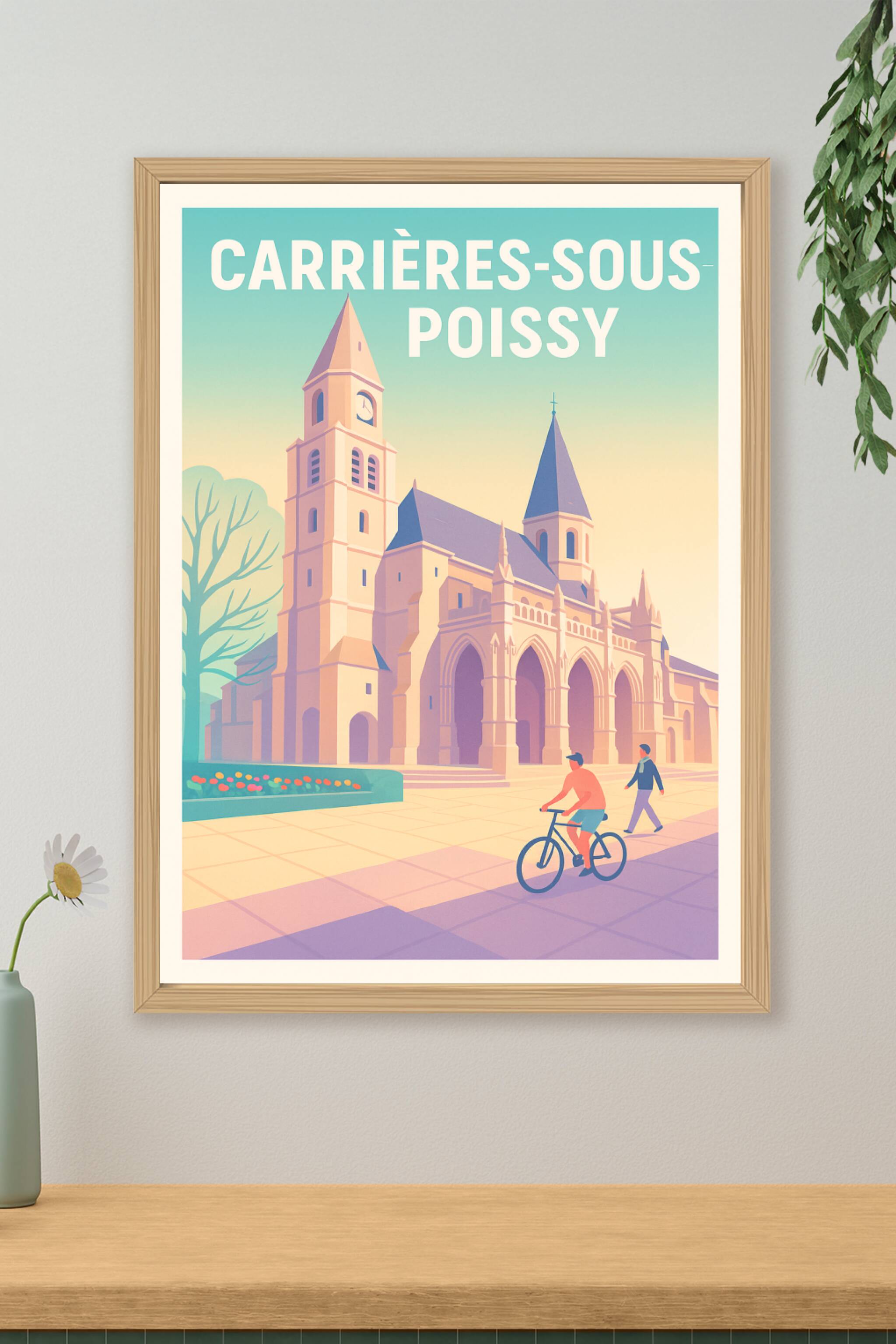 Affiche de Carrières-sous-Poissy - Charme et sérénité à l'église centrale