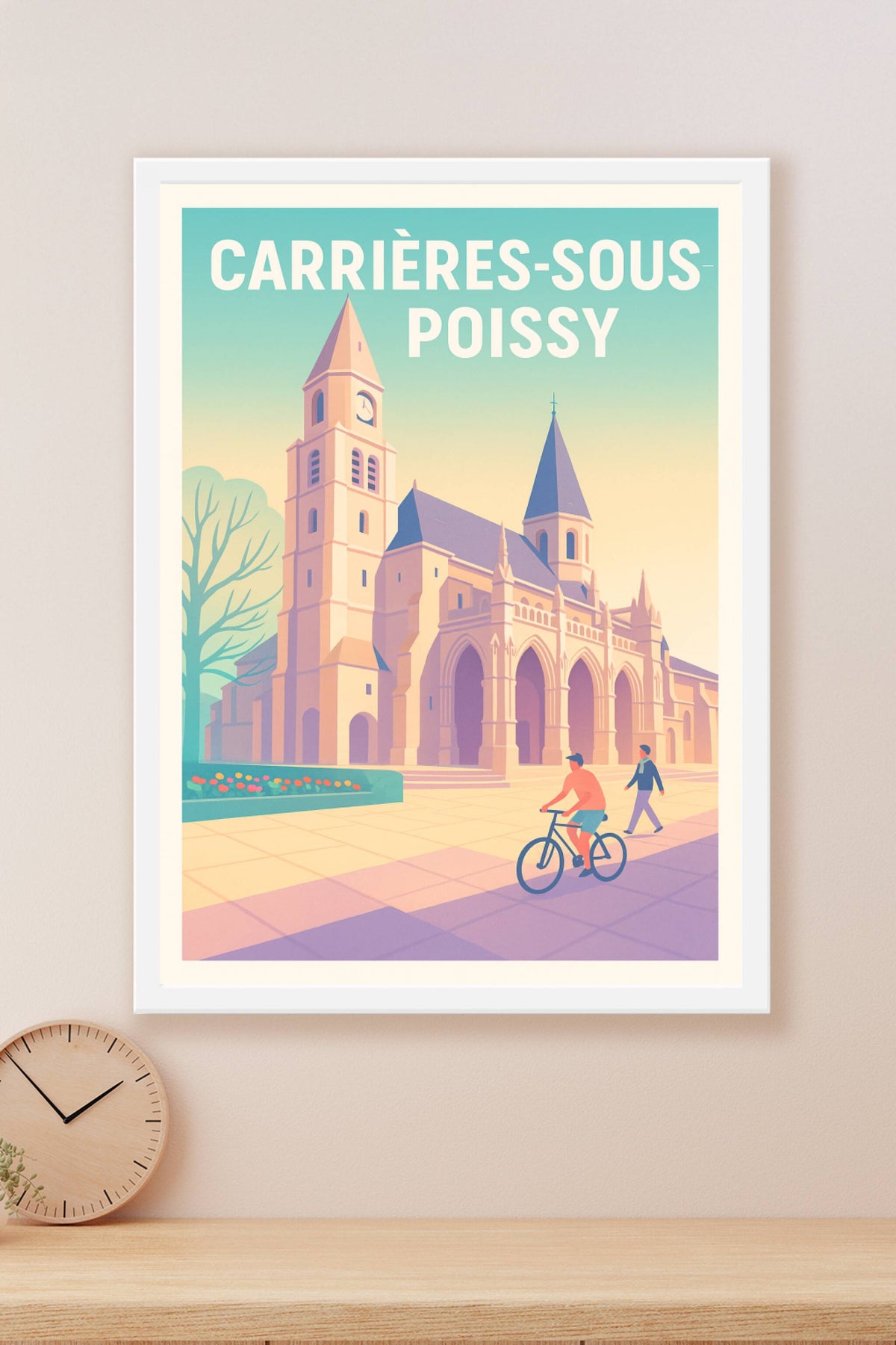 Affiche de Carrières-sous-Poissy - Charme et sérénité à l'église centrale