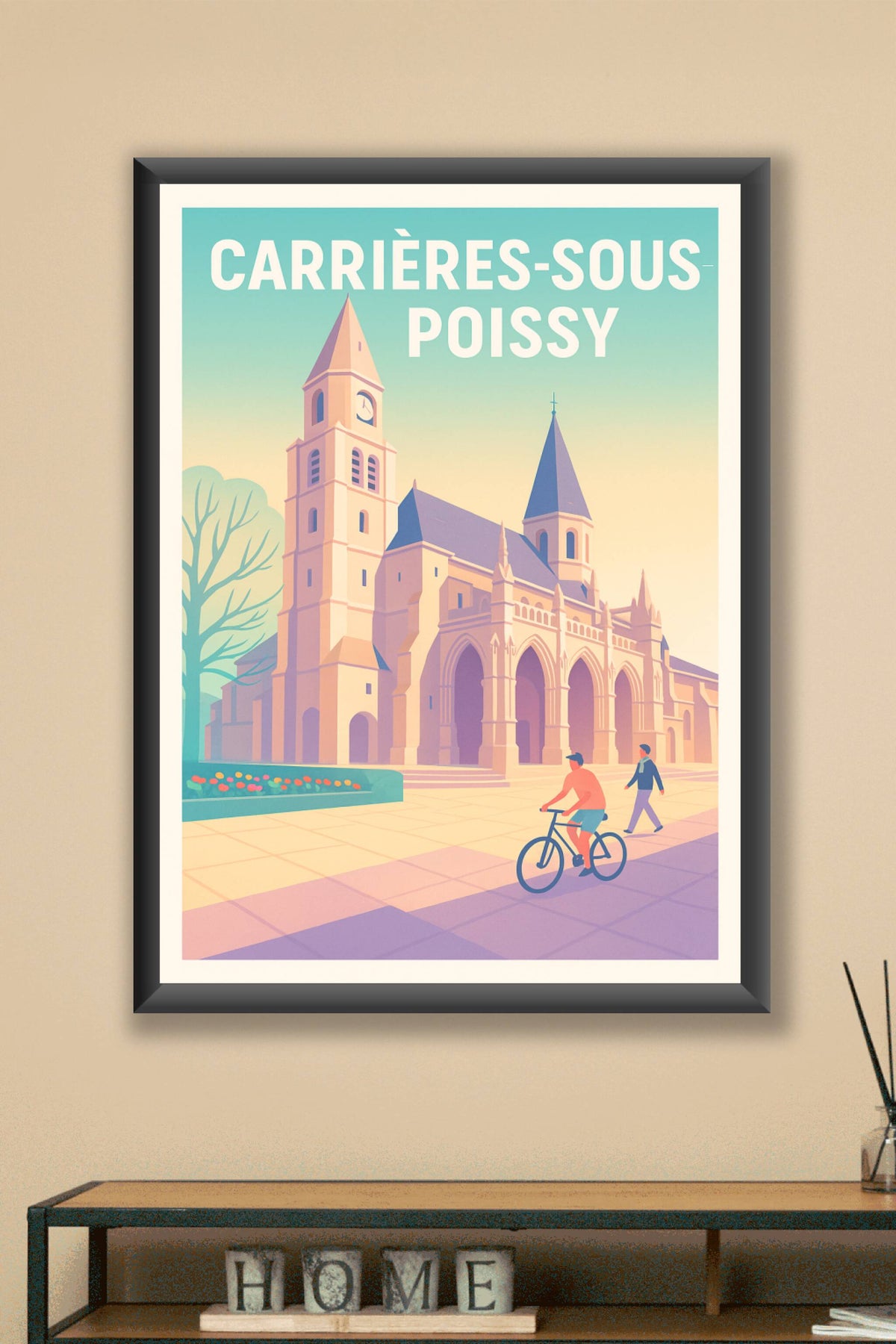 Affiche de Carrières-sous-Poissy - Charme et sérénité à l'église centrale