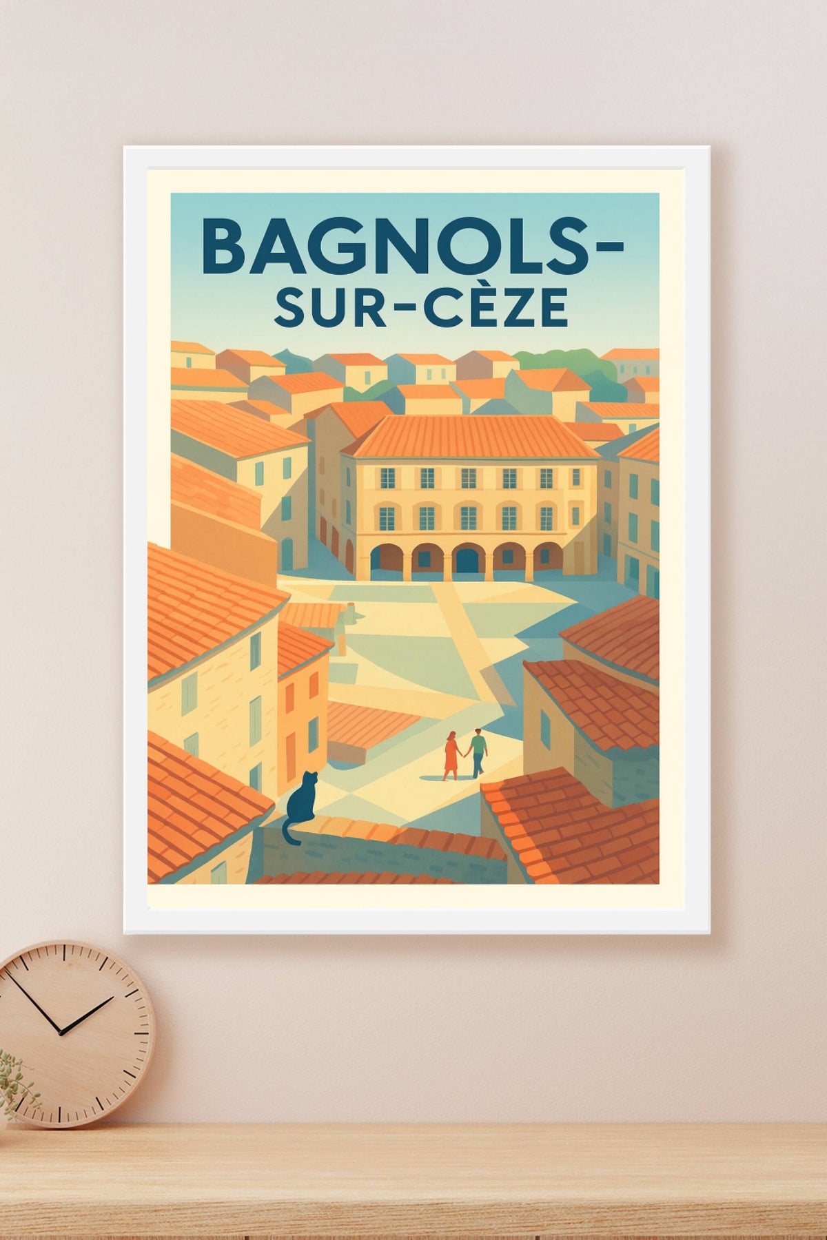 Affiche de Bagnols-sur-Cèze - Charme et sérénité provençale