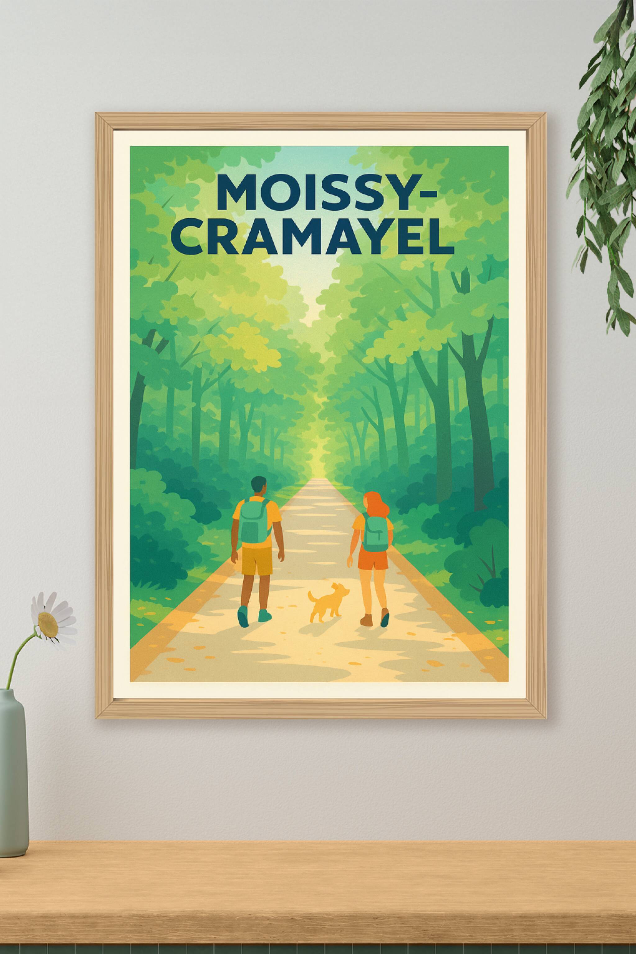 Affiche de Moissy-Cramayel - Évasion Nature au Cœur de la Forêt