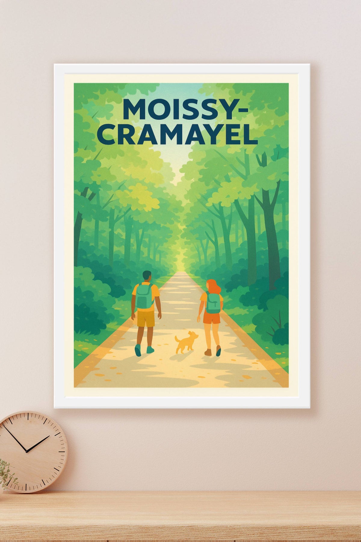 Affiche de Moissy-Cramayel - Évasion Nature au Cœur de la Forêt