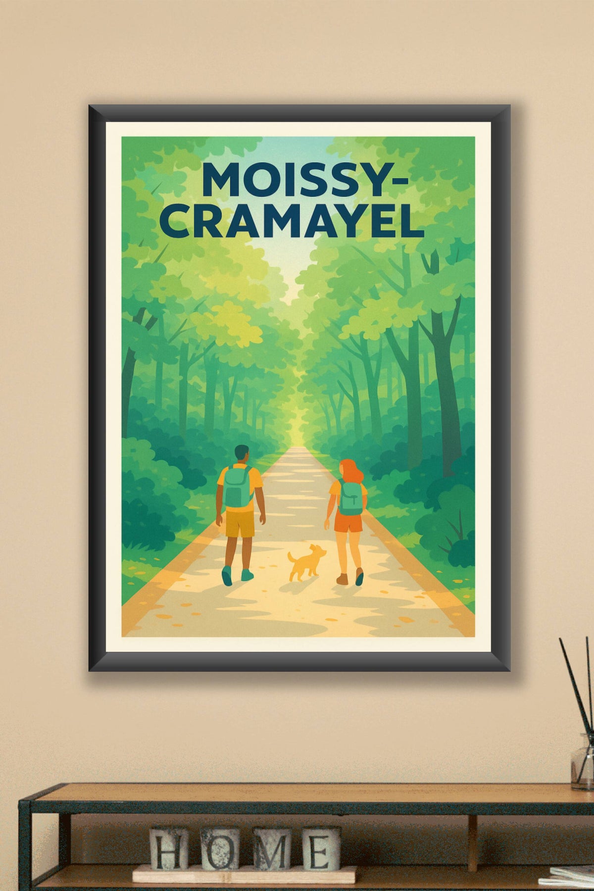 Affiche de Moissy-Cramayel - Évasion Nature au Cœur de la Forêt