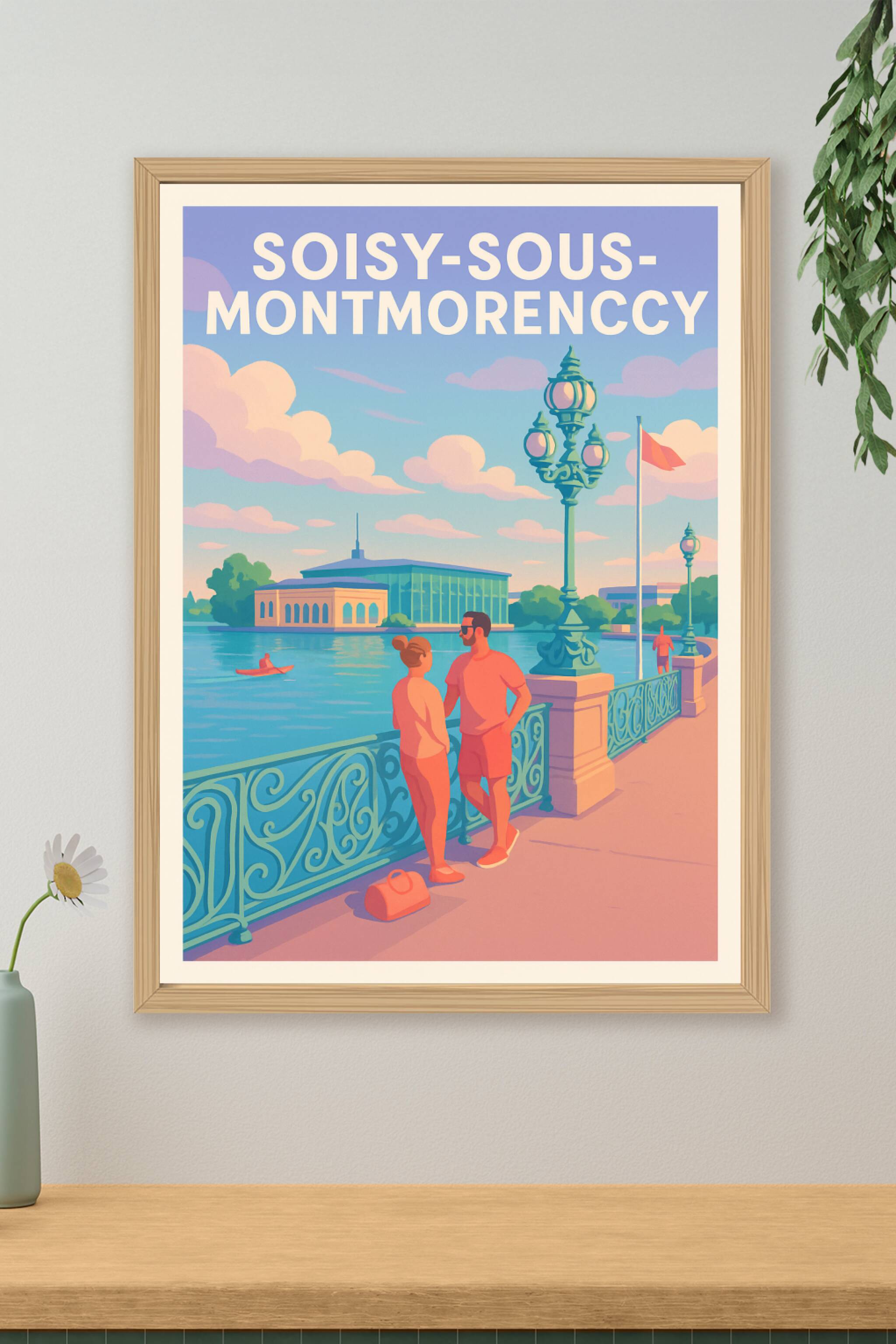 Affiche de Soisy-sous-Montmorency - Promenade au bord de l'eau