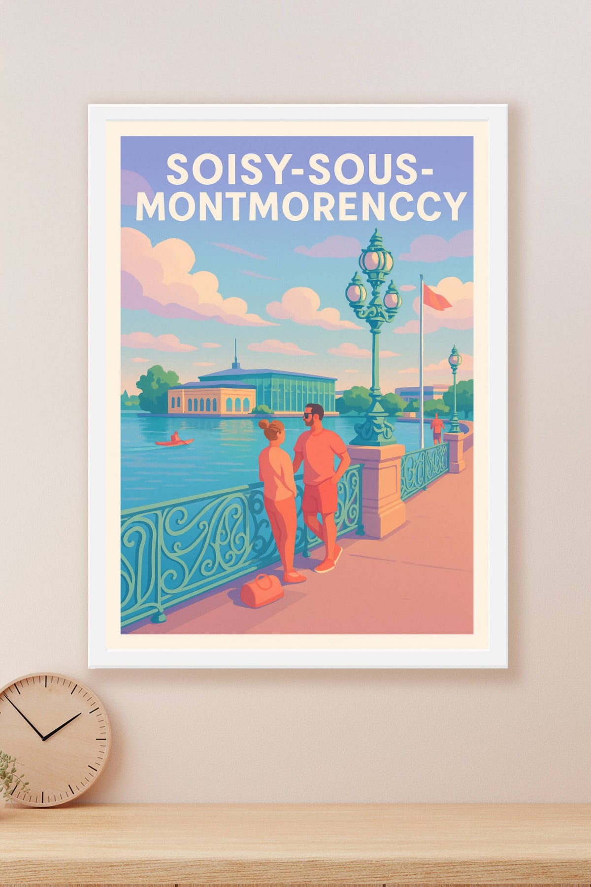 Affiche de Soisy-sous-Montmorency - Promenade au bord de l'eau