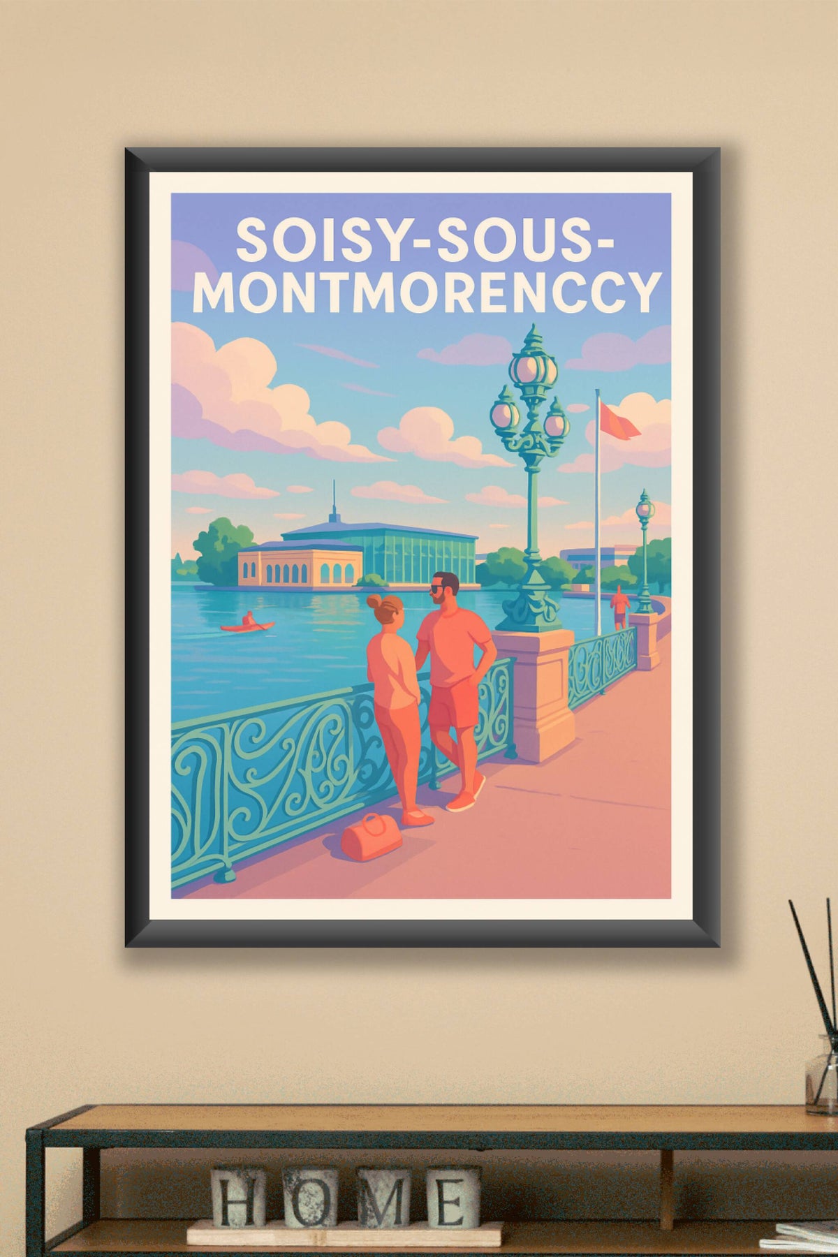 Affiche de Soisy-sous-Montmorency - Promenade au bord de l'eau