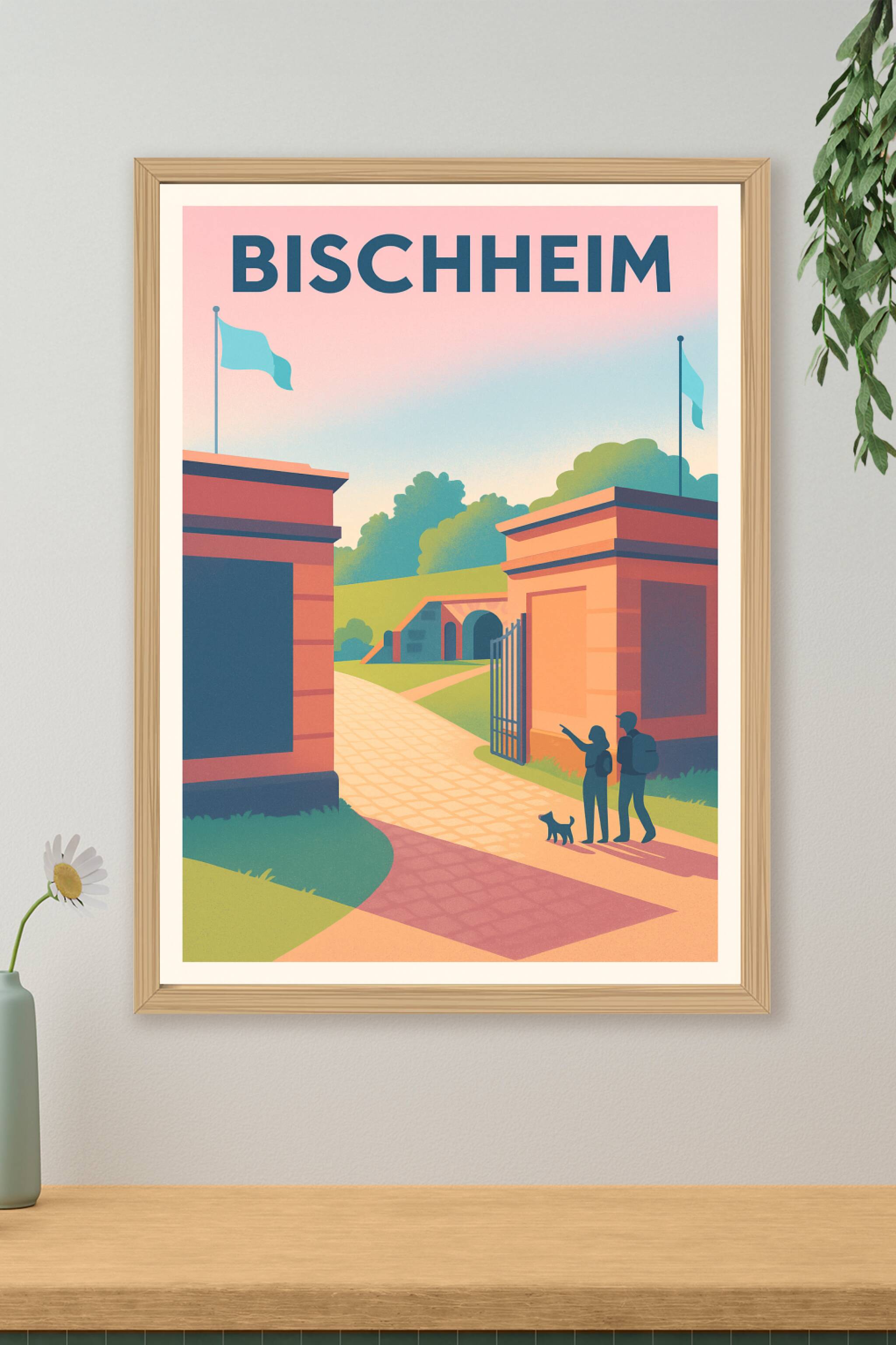 Affiche de Bischheim - L'entrée paisible au cœur de la nature
