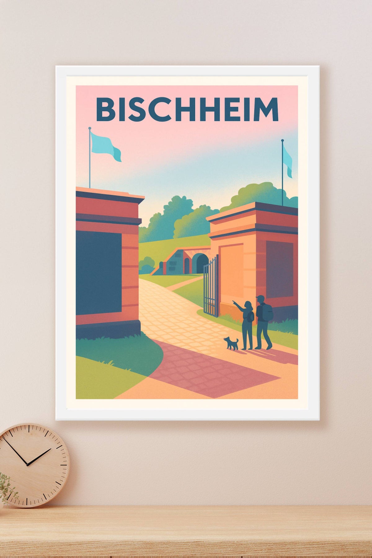 Affiche de Bischheim - L'entrée paisible au cœur de la nature