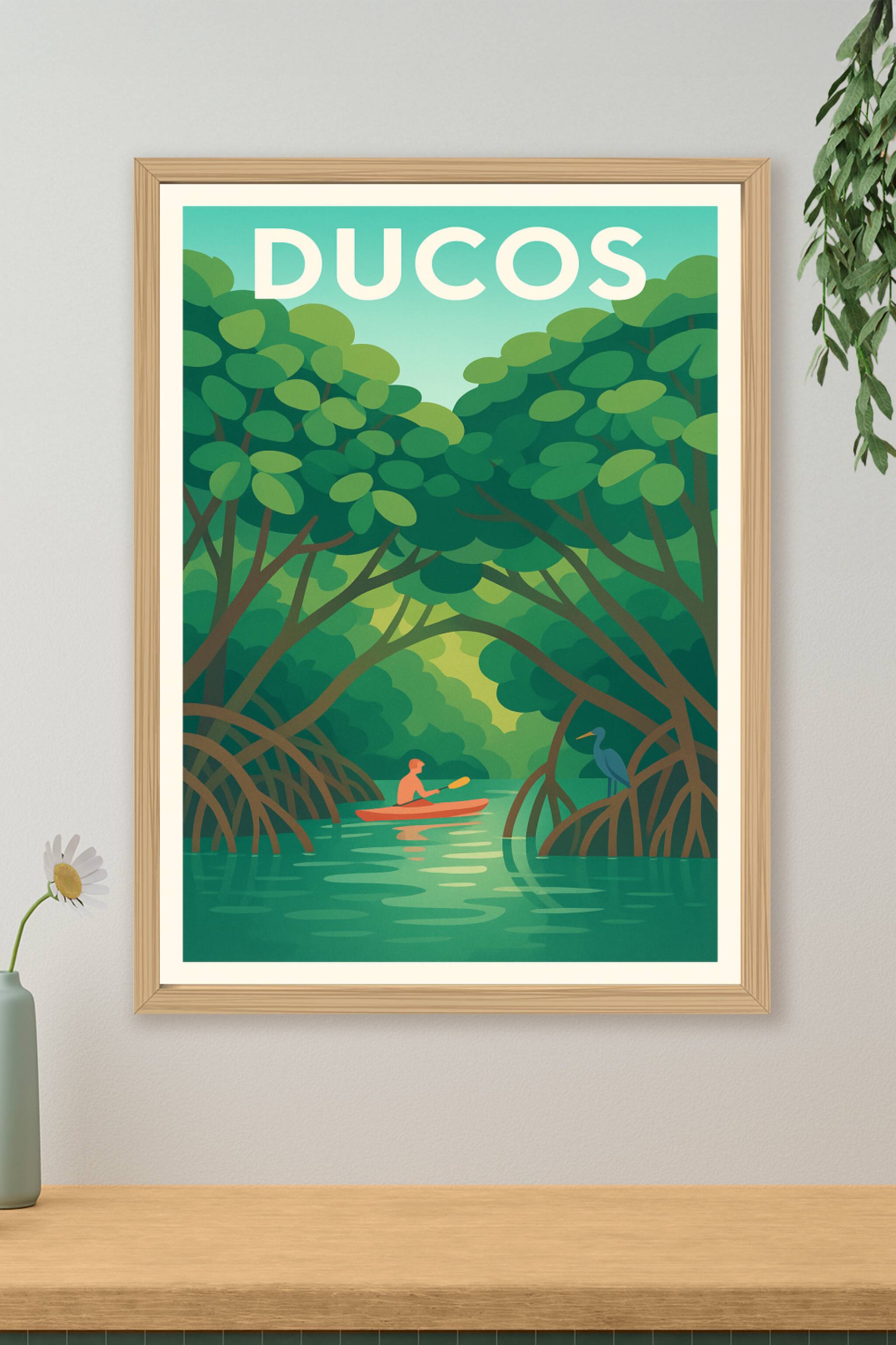 Affiche de Ducos - Évasion au cœur de la nature tropicale