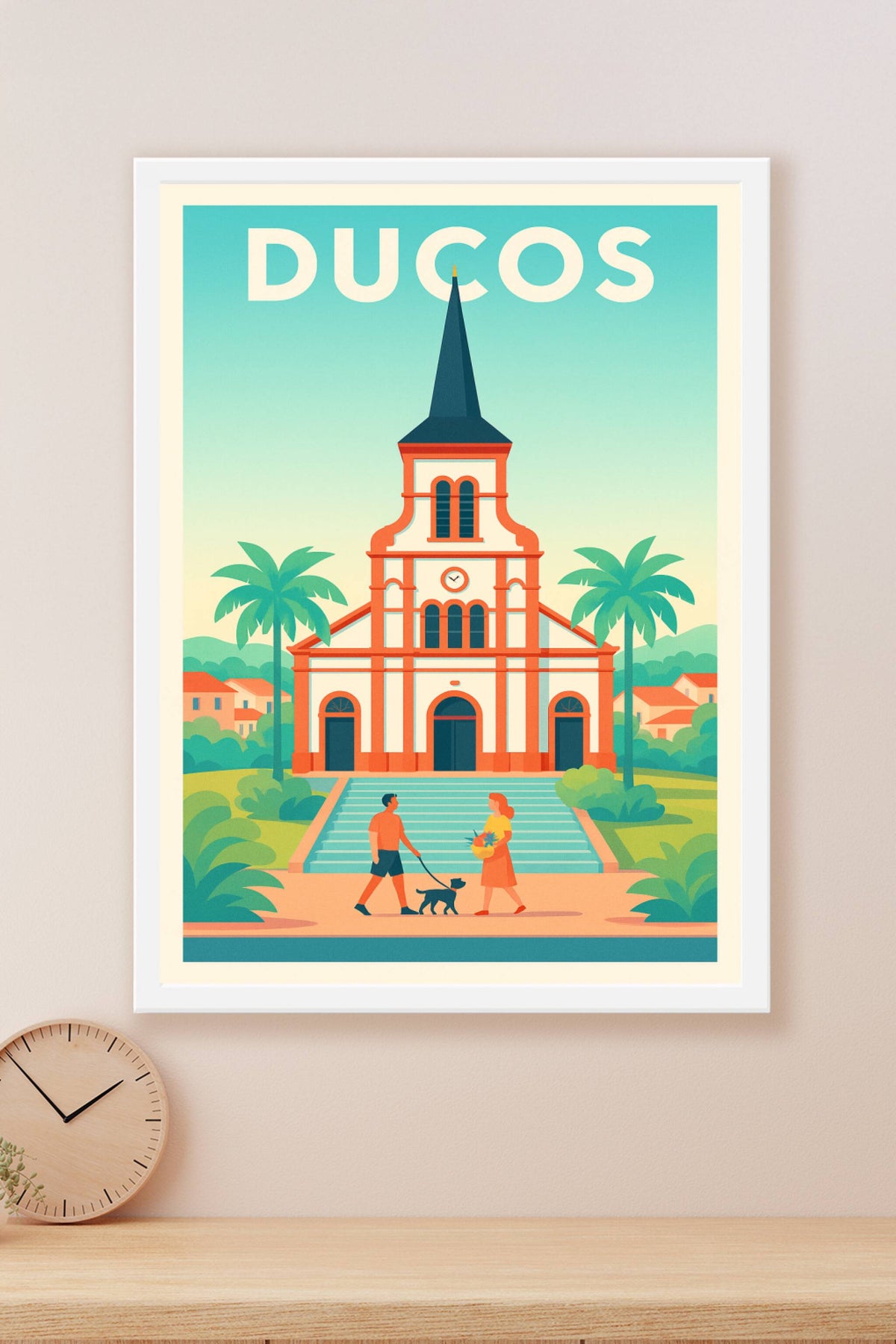 Affiche de Ducos - Charme et tranquillité tropicale