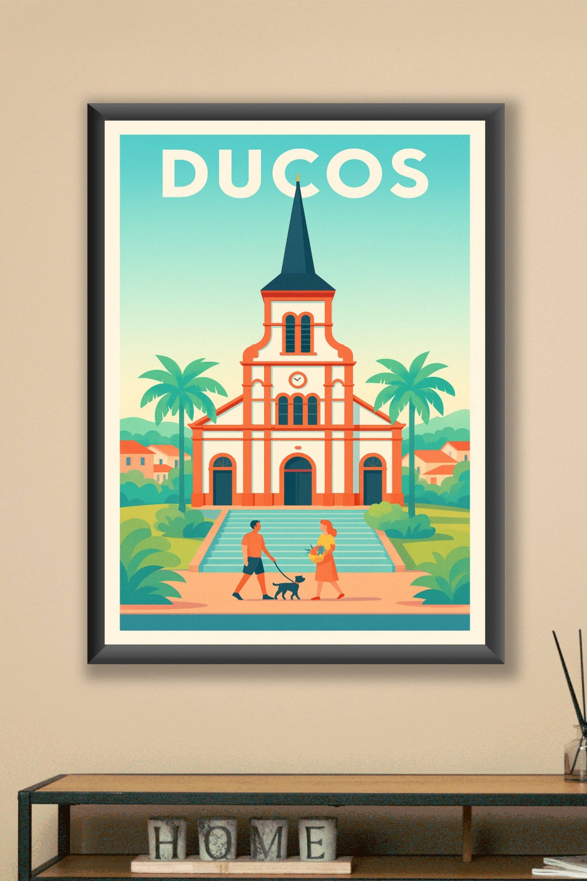Affiche de Ducos - Charme et tranquillité tropicale