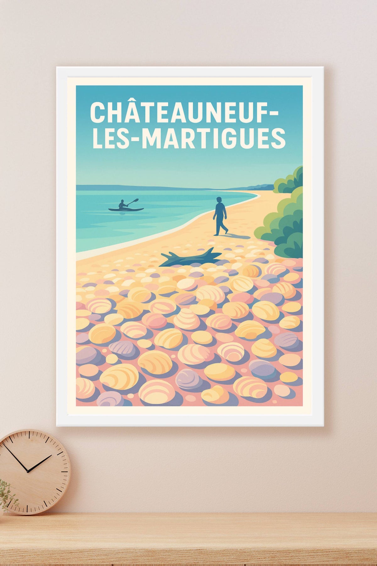Affiche de Châteauneuf-les-Martigues - Évasion au bord de la mer