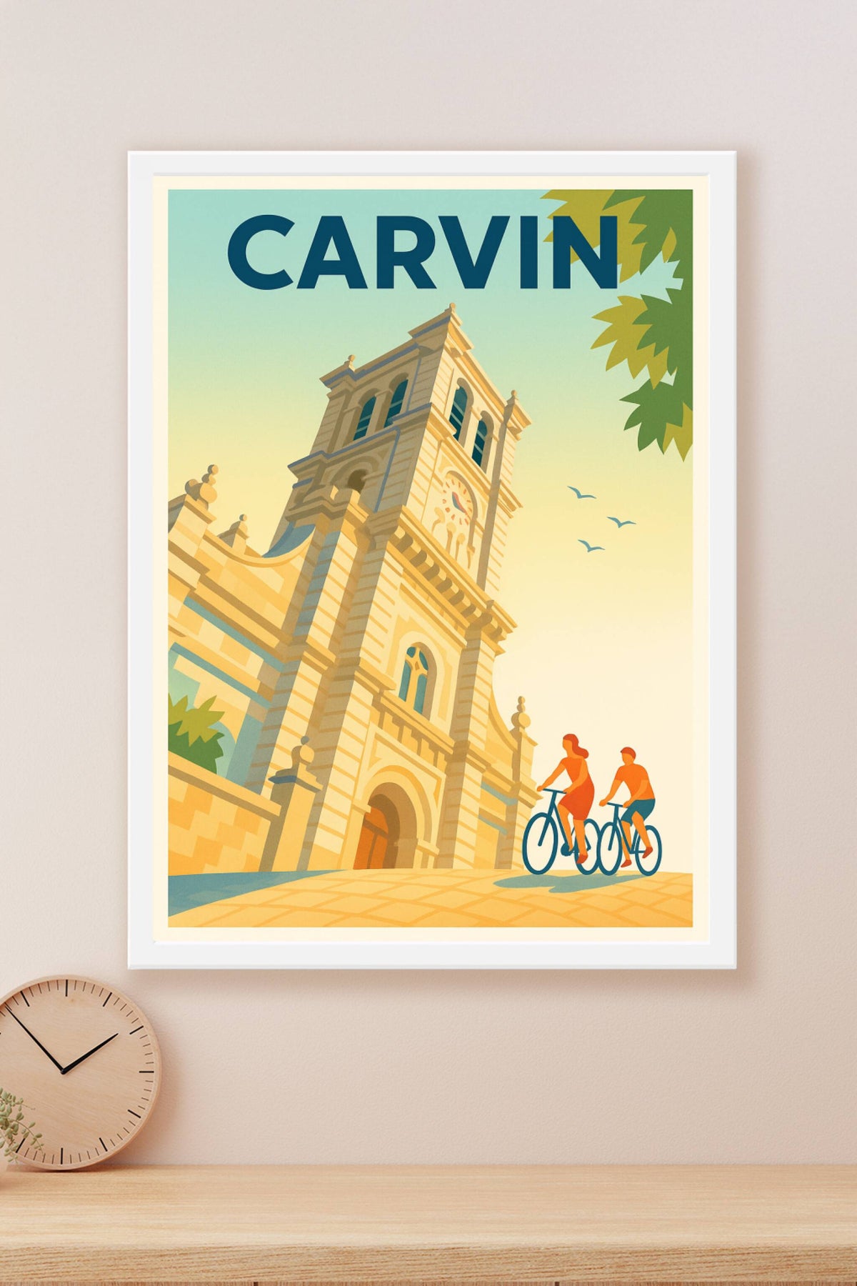 Affiche de Carvin - Escapade à vélo sous le clocher historique