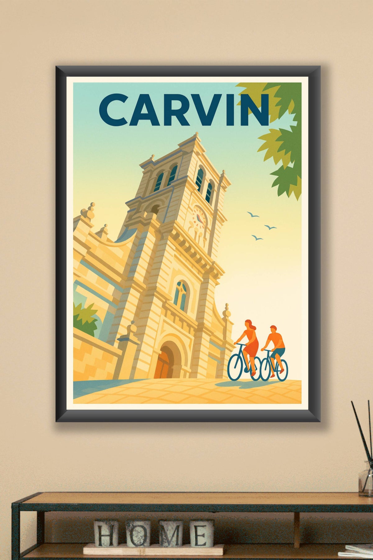 Affiche de Carvin - Escapade à vélo sous le clocher historique