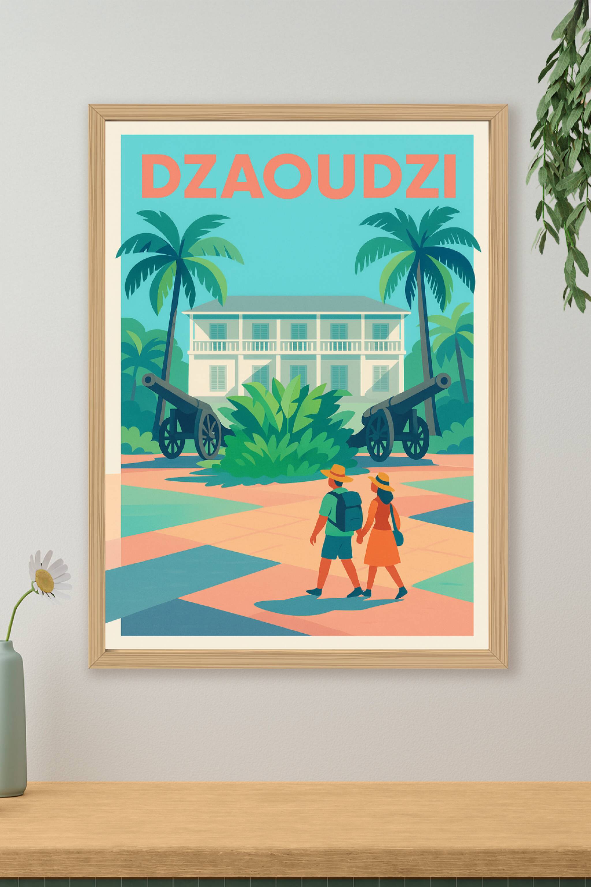 Affiche de Dzaoudzi - Voyage au cœur de l'histoire tropicale