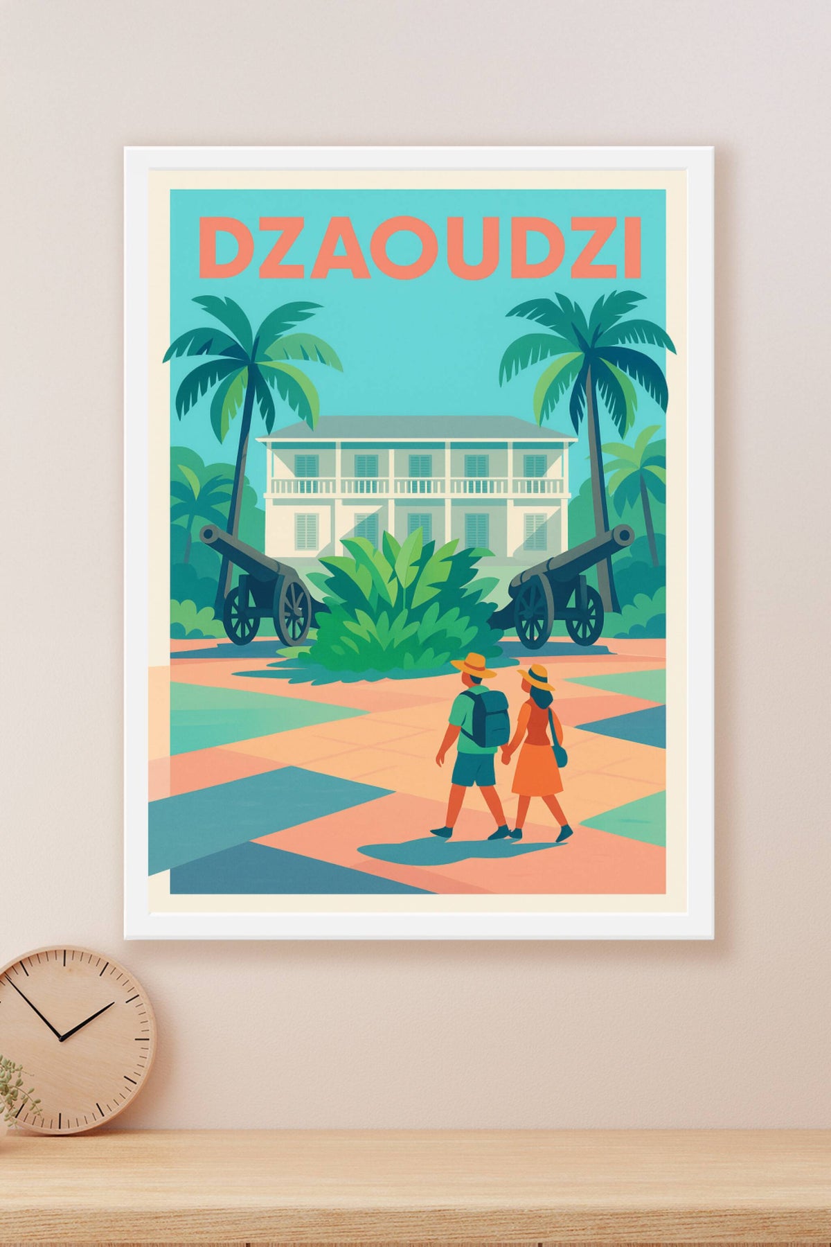 Affiche de Dzaoudzi - Voyage au cœur de l'histoire tropicale