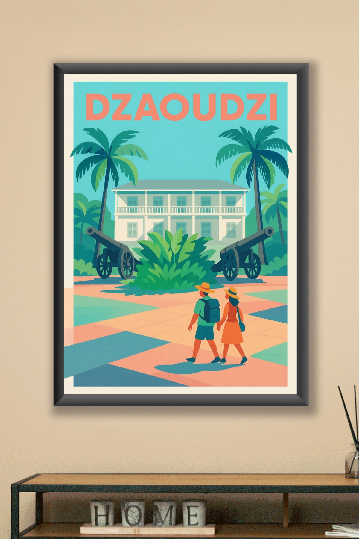 Affiche de Dzaoudzi - Voyage au cœur de l'histoire tropicale