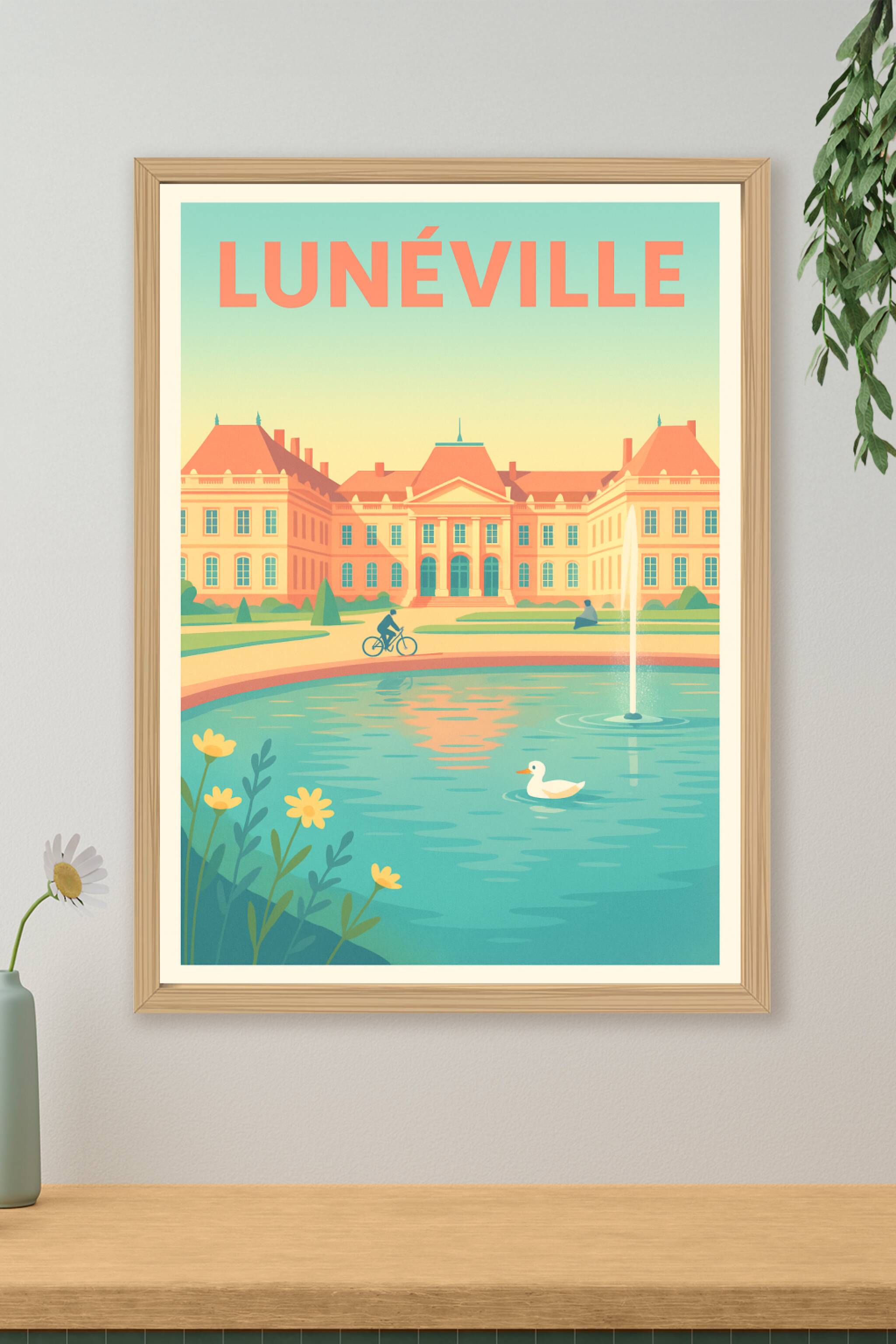 Affiche de Lunéville - Charme et sérénité au Château