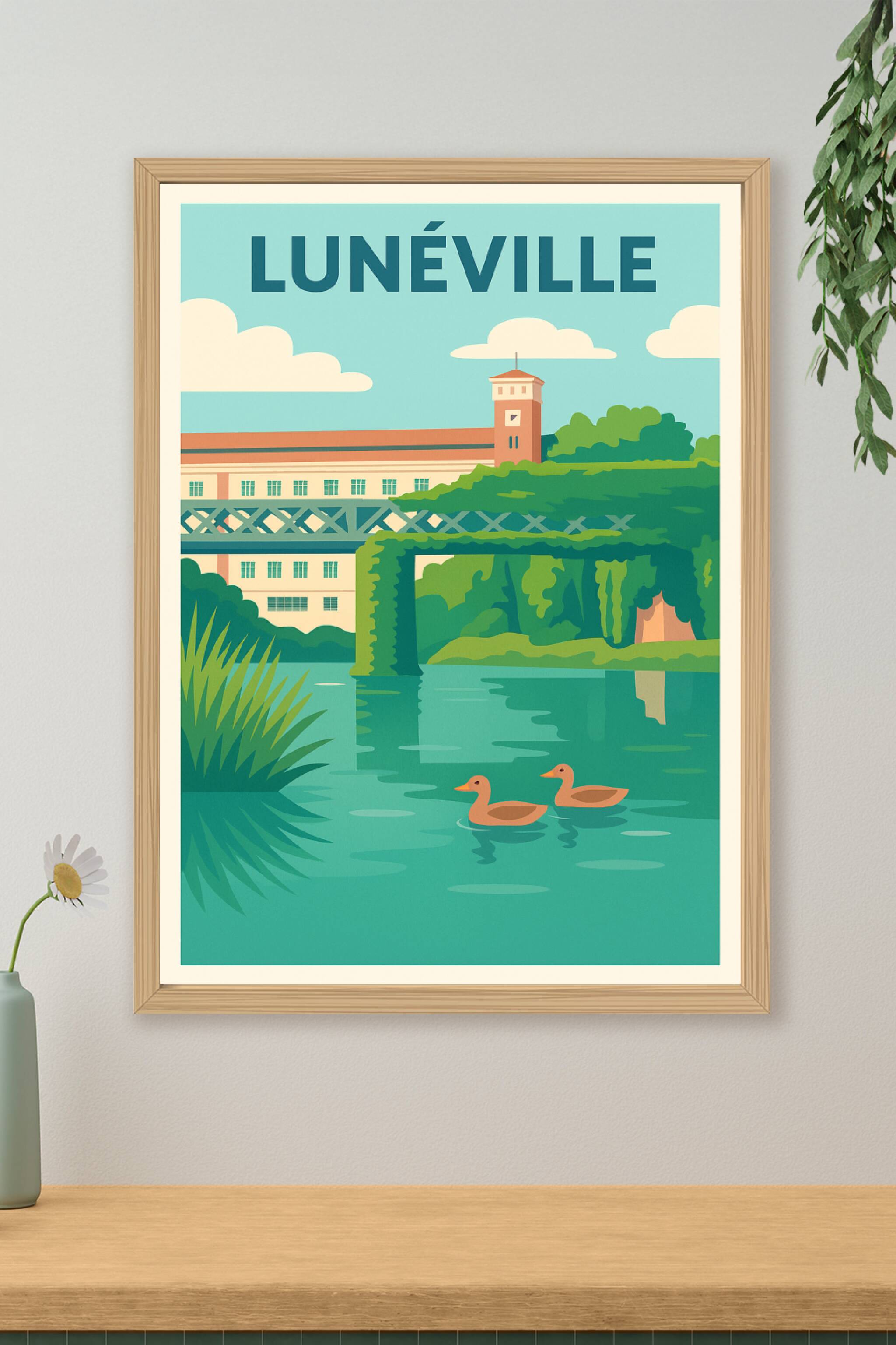 Affiche de Lunéville - Sérénité au fil de l'eau