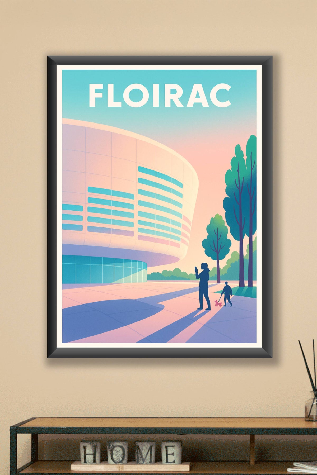 Affiche de Floirac - Une invitation à la modernité architecturale