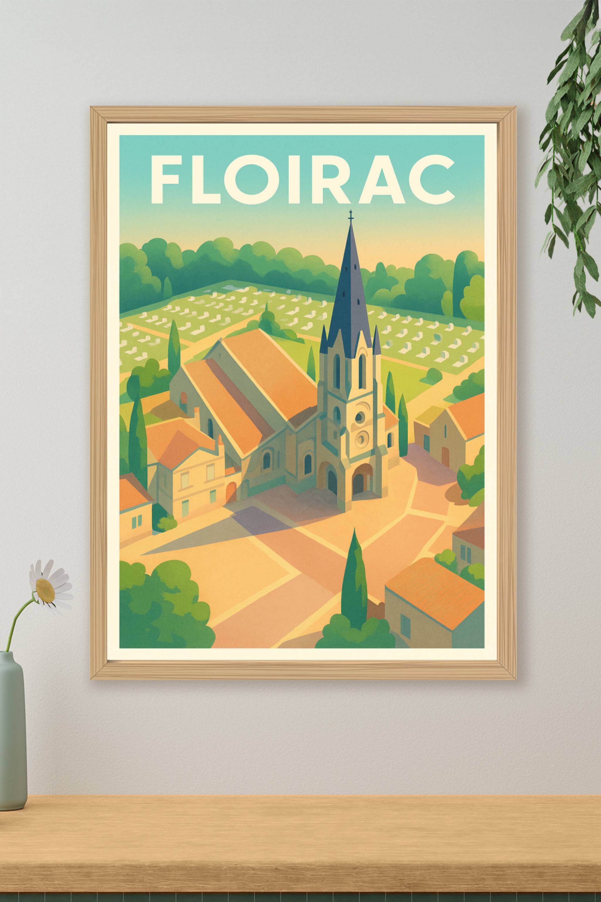 Affiche de Floirac - Charme paisible et patrimoine architectural