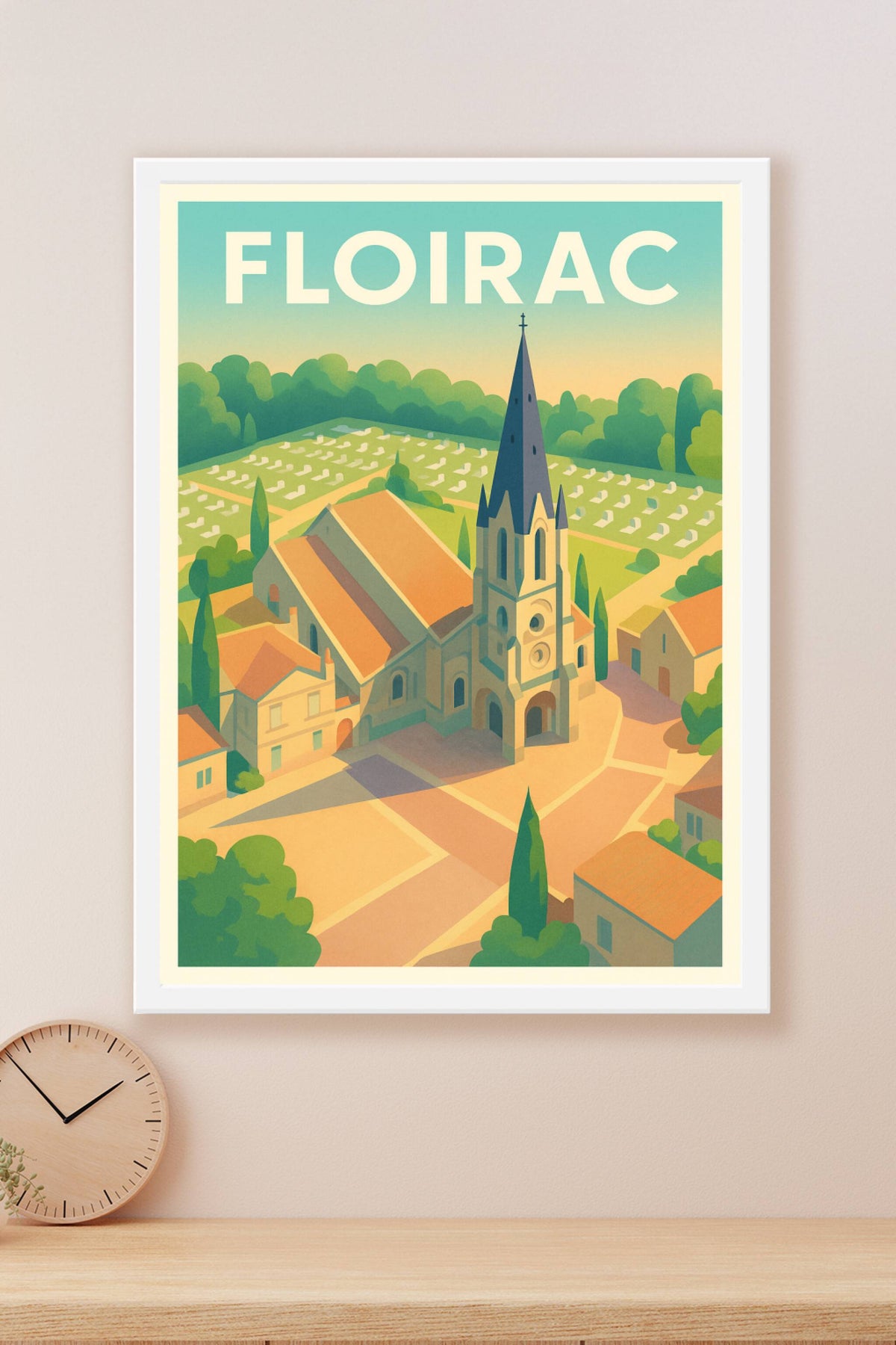 Affiche de Floirac - Charme paisible et patrimoine architectural