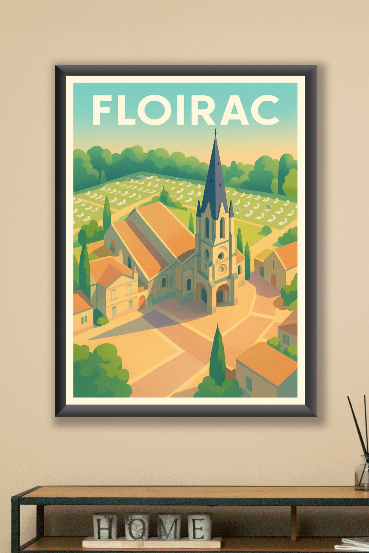 Affiche de Floirac - Charme paisible et patrimoine architectural