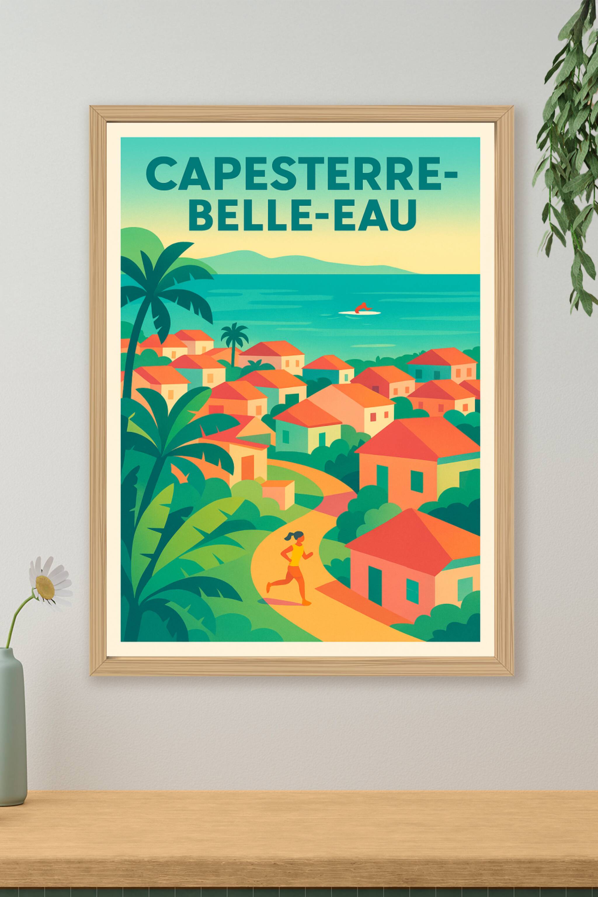 Affiche de Capesterre-Belle-Eau - Évasion tropicale et douceur de vivre