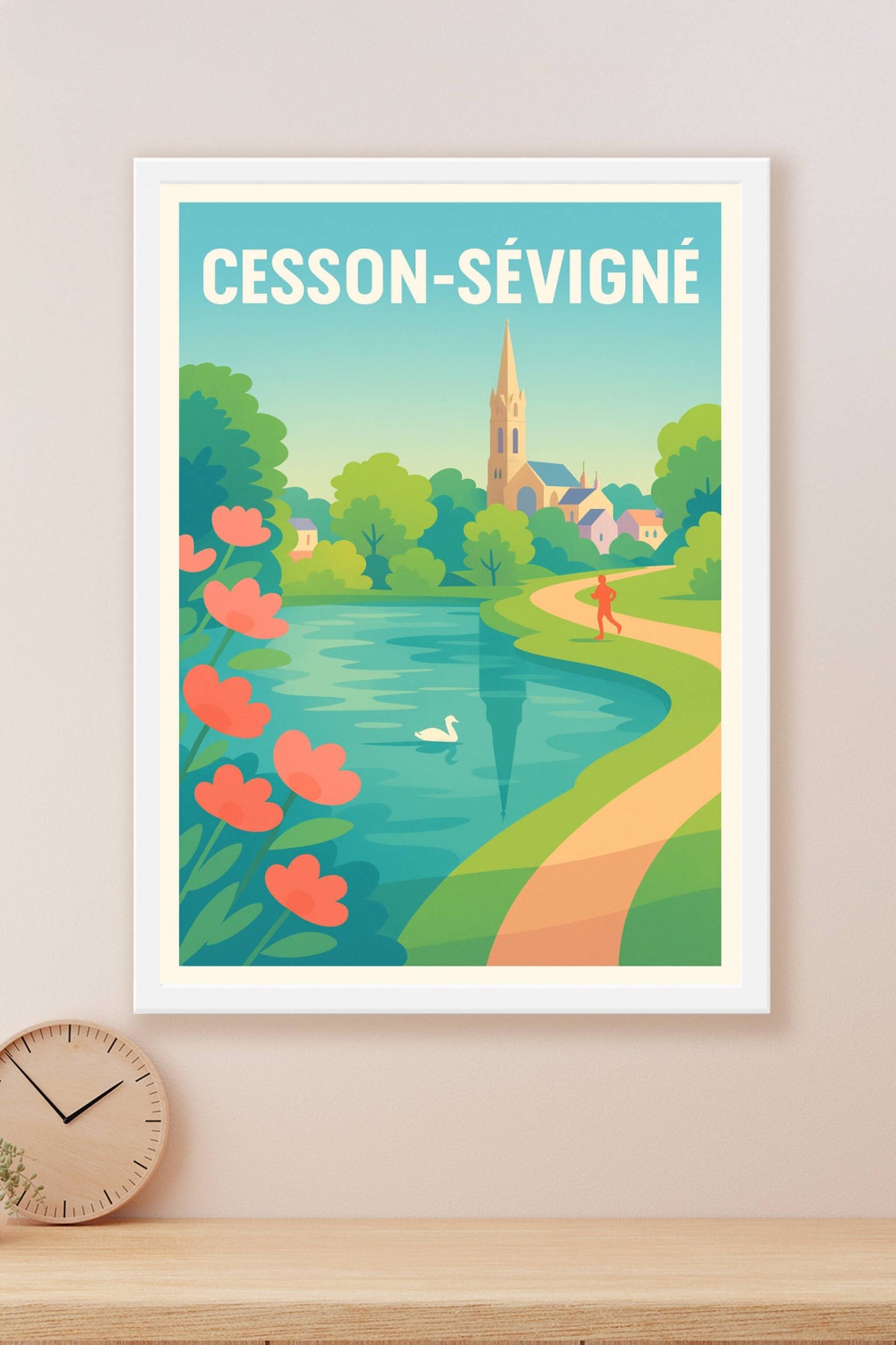 Affiche de Cesson-Sévigné - L'Échappée Verte au Cœur de la Ville
