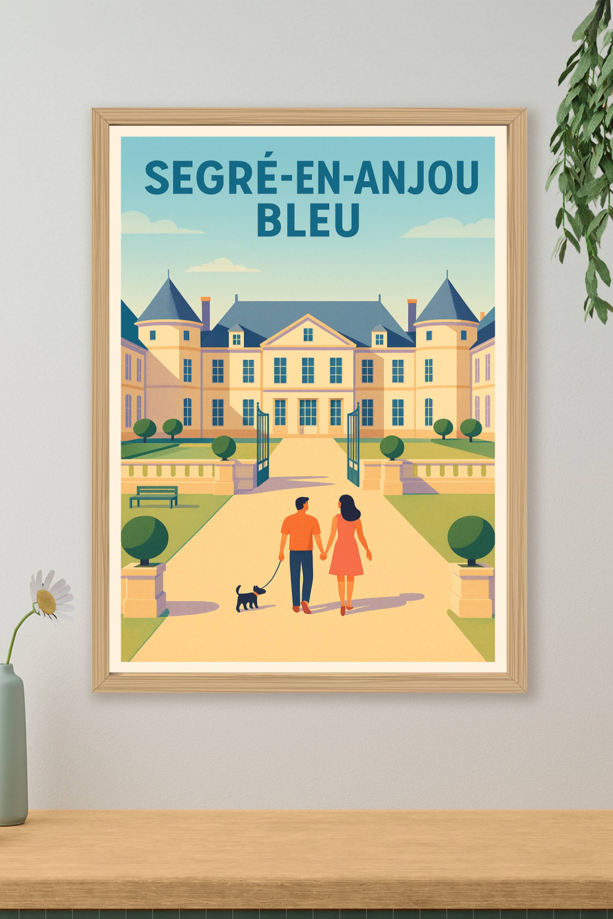 Affiche de Segré-en-Anjou - Élégance et Sérénité au Château