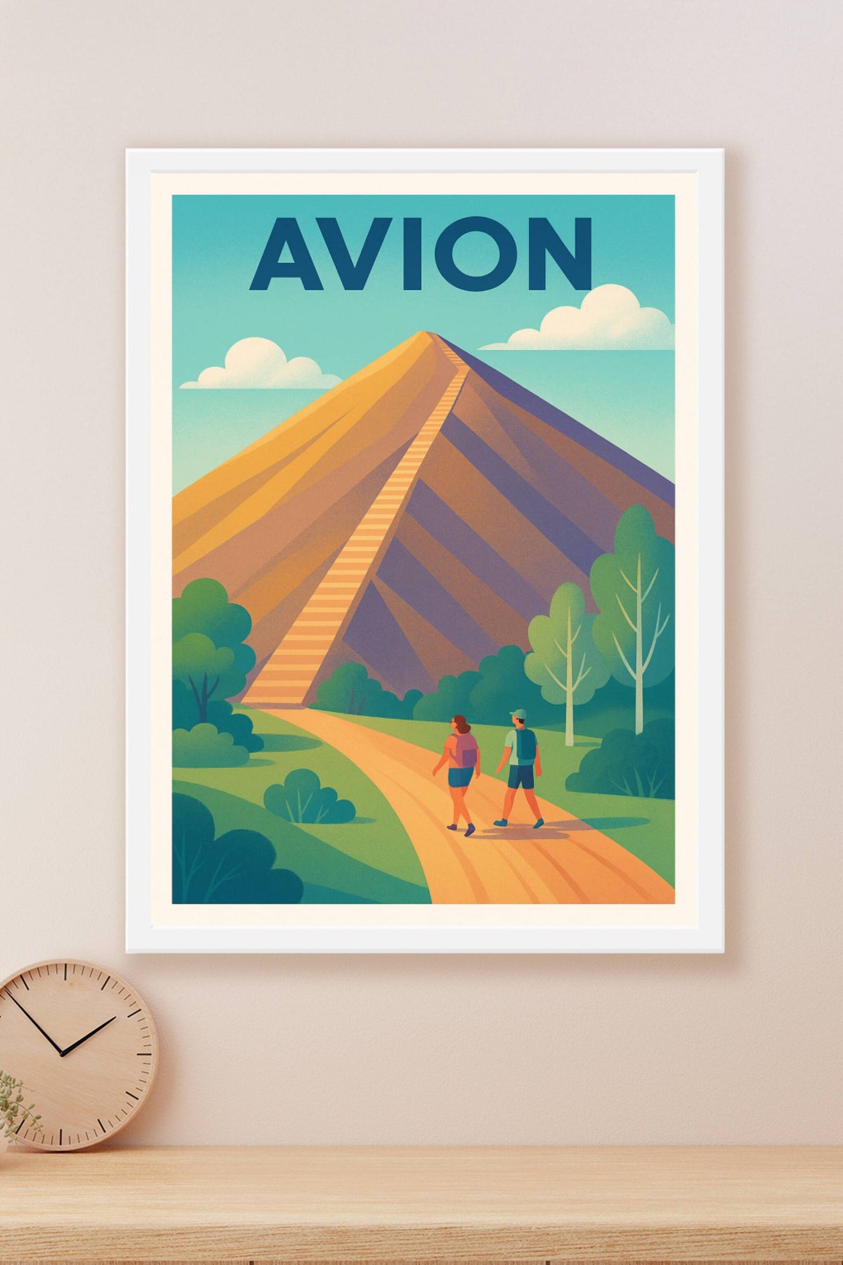 Affiche de Avion - Aventure au pied de la pyramide
