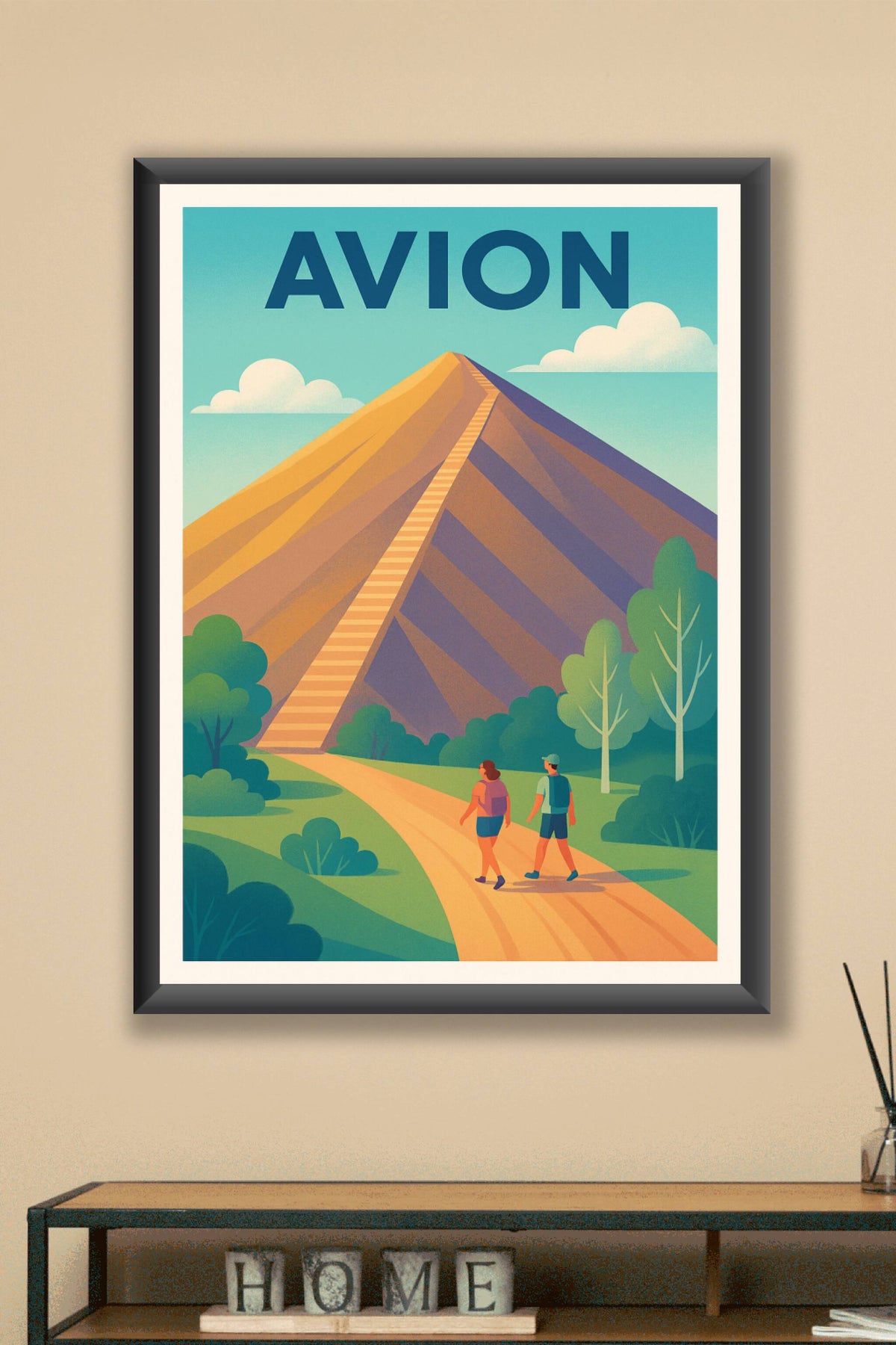 Affiche de Avion - Aventure au pied de la pyramide