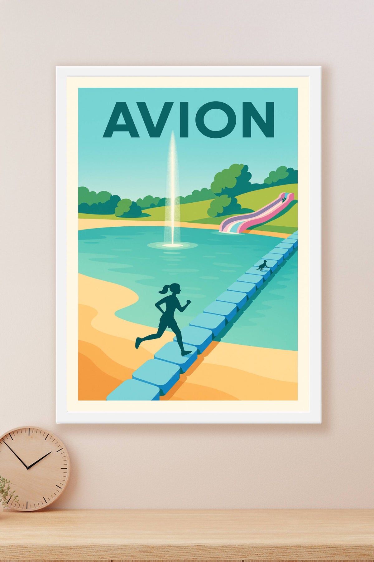 Affiche de Avion - Évasion et détente au cœur de la nature