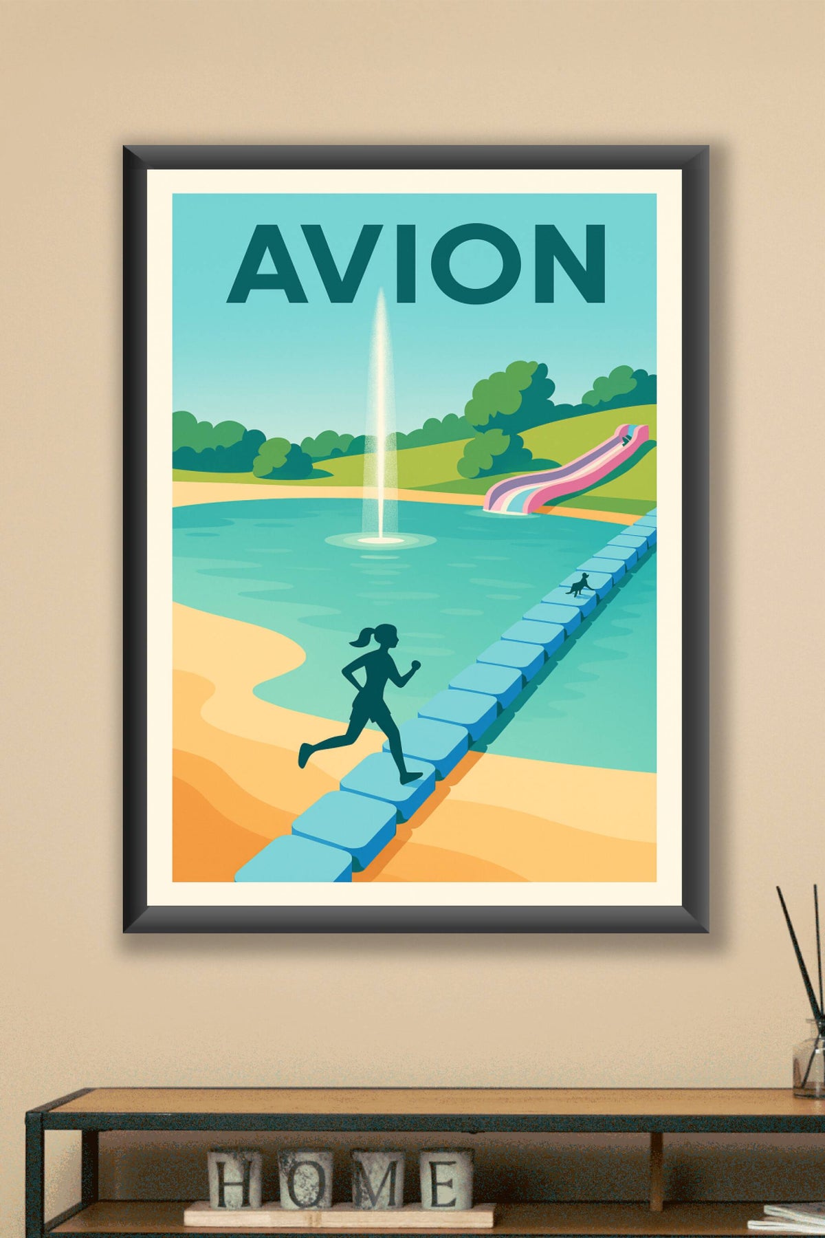 Affiche de Avion - Évasion et détente au cœur de la nature