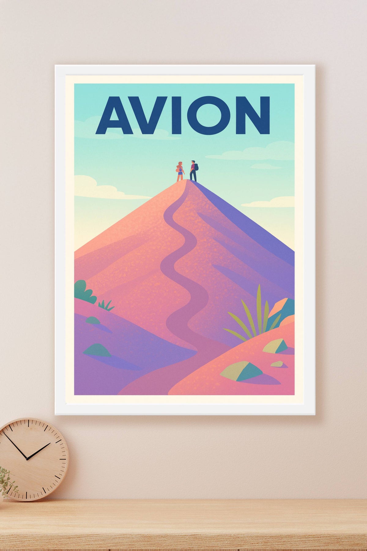 Affiche de Avion - Escapade au sommet du volcan