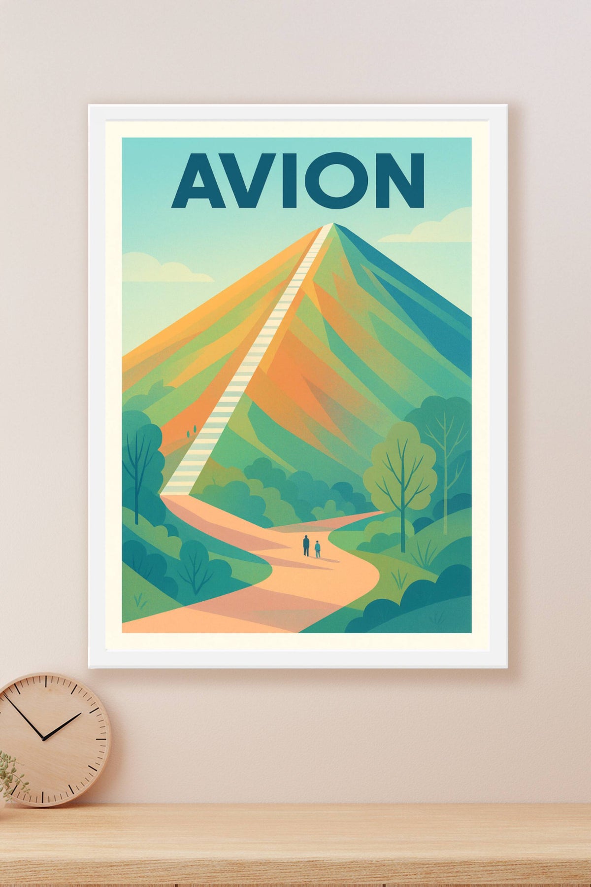 Affiche de Avion - Escapade nature entre montagne et sentiers