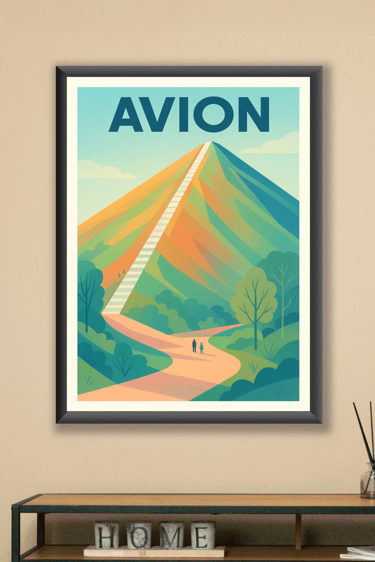 Affiche de Avion - Escapade nature entre montagne et sentiers