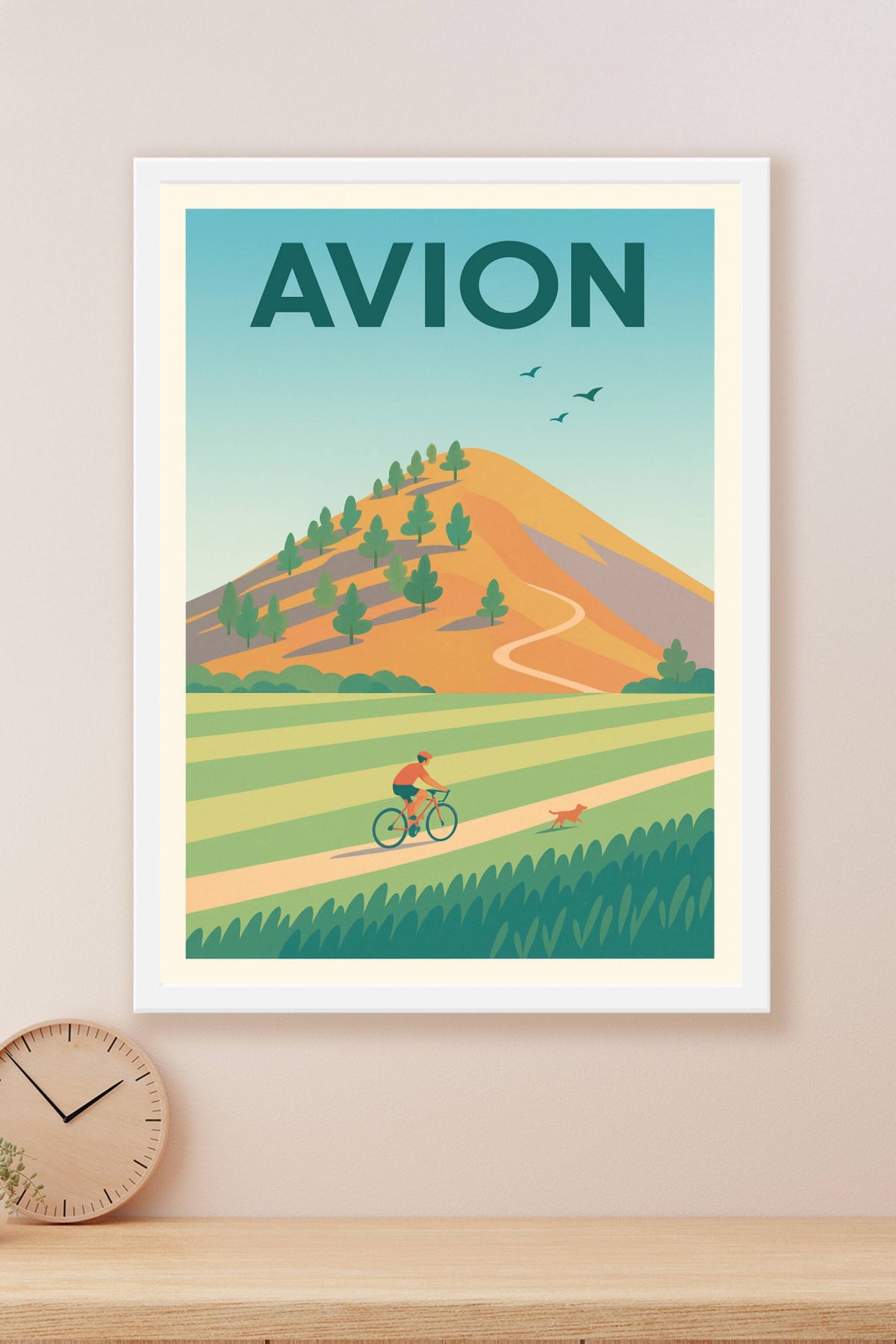 Affiche de Avion - Nature et liberté en pleine campagne
