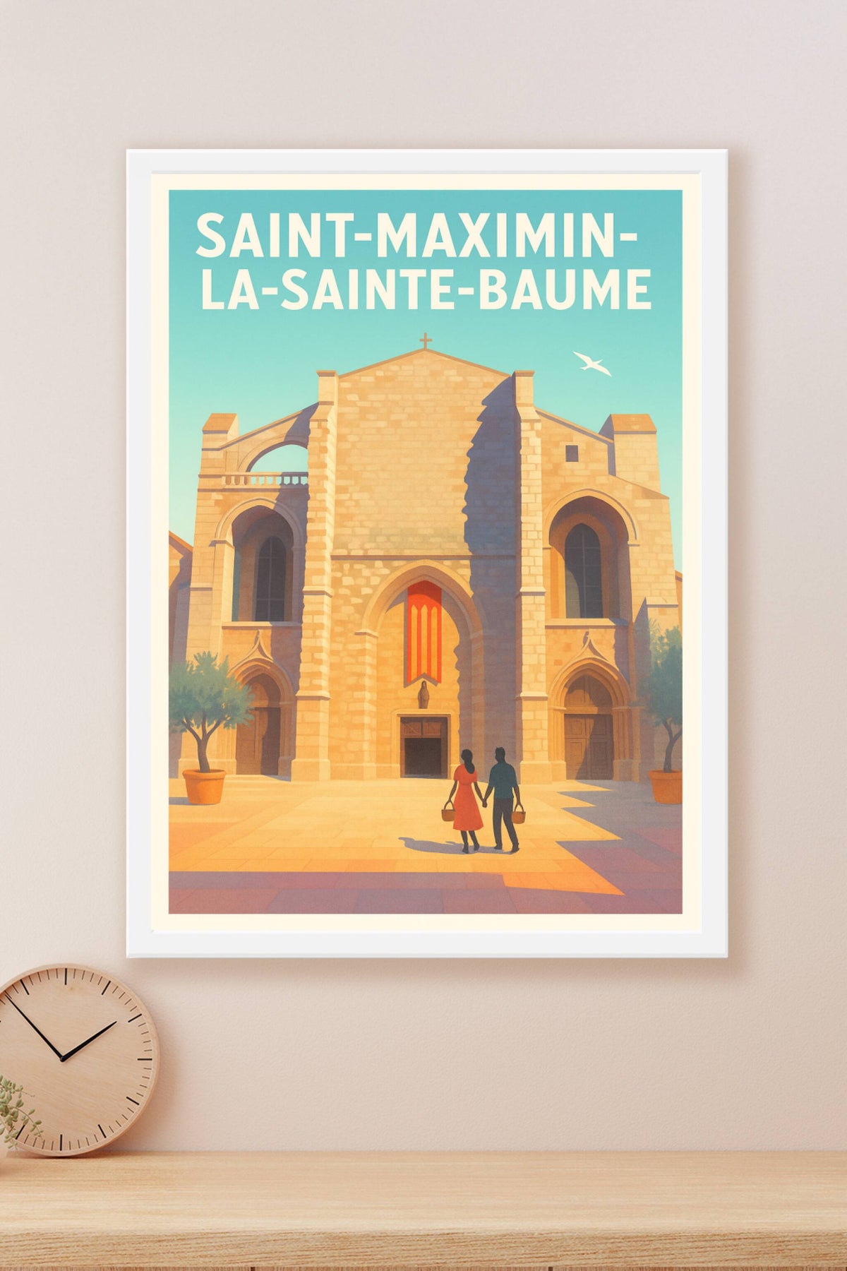 Affiche de Saint-Maximin-la-Sainte-Baume - Charme et Patrimoine Médiéval