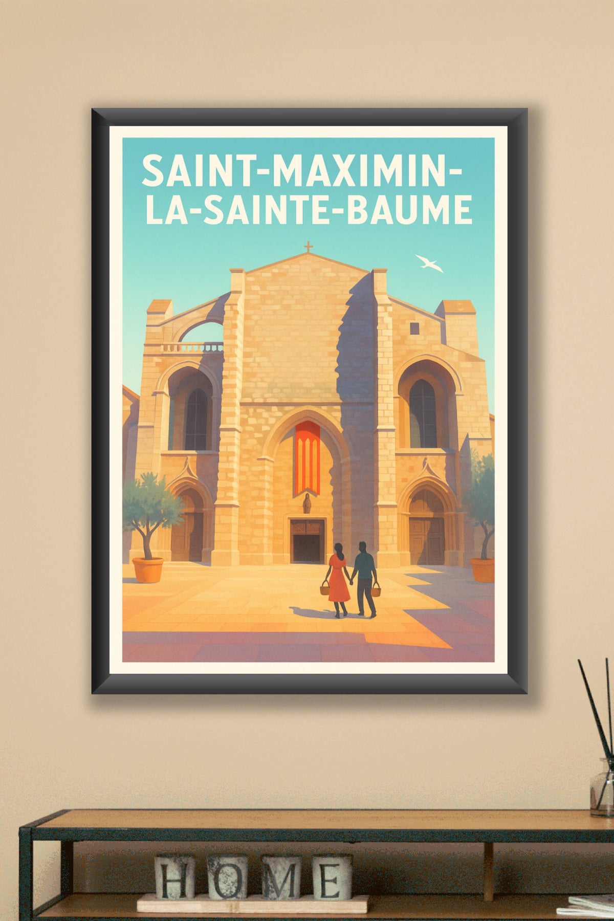 Affiche de Saint-Maximin-la-Sainte-Baume - Charme et Patrimoine Médiéval
