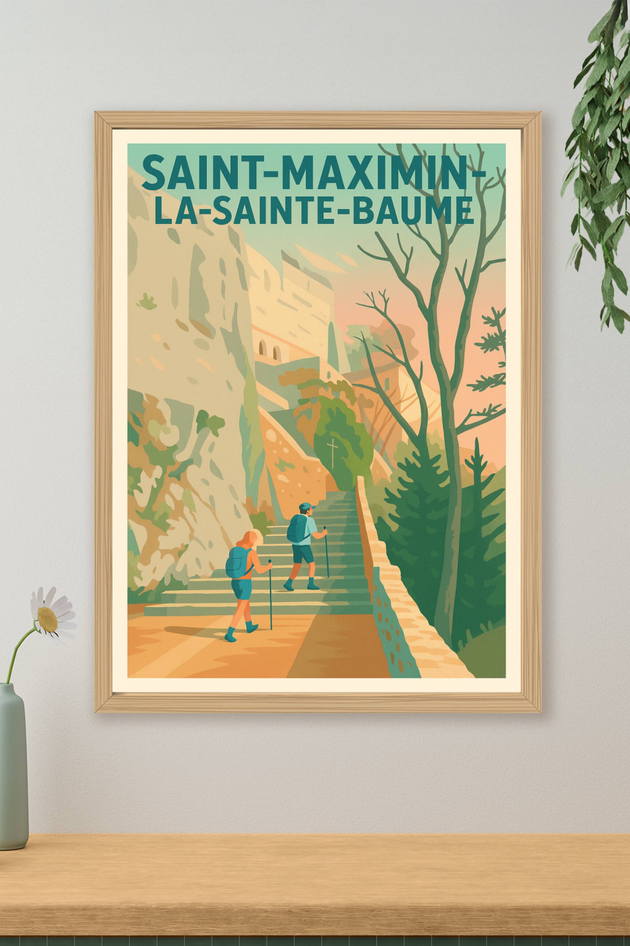 Affiche de Saint-Maximin-la-Sainte-Baume - Escapade nature et patrimoine