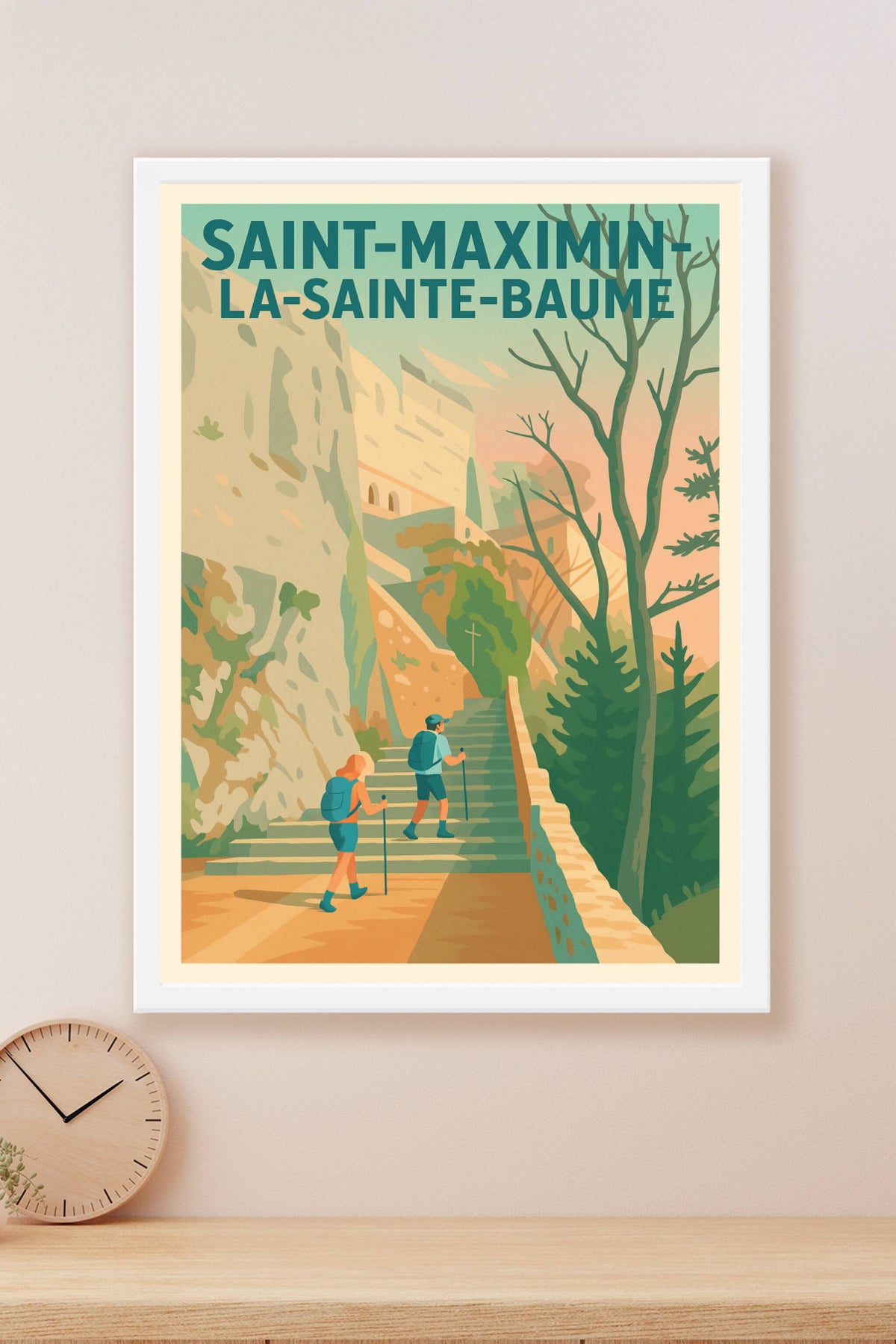 Affiche de Saint-Maximin-la-Sainte-Baume - Escapade nature et patrimoine