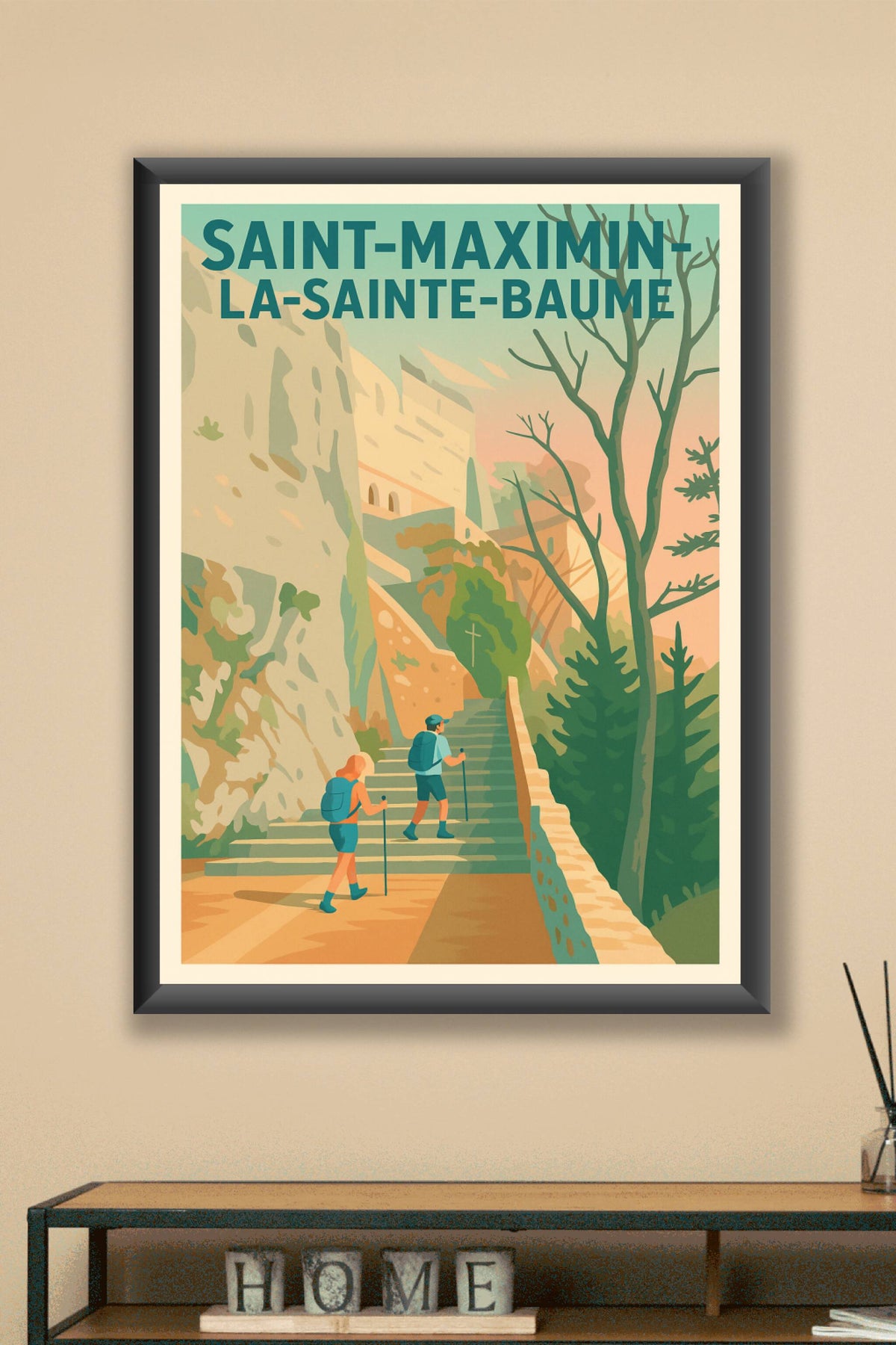 Affiche de Saint-Maximin-la-Sainte-Baume - Escapade nature et patrimoine