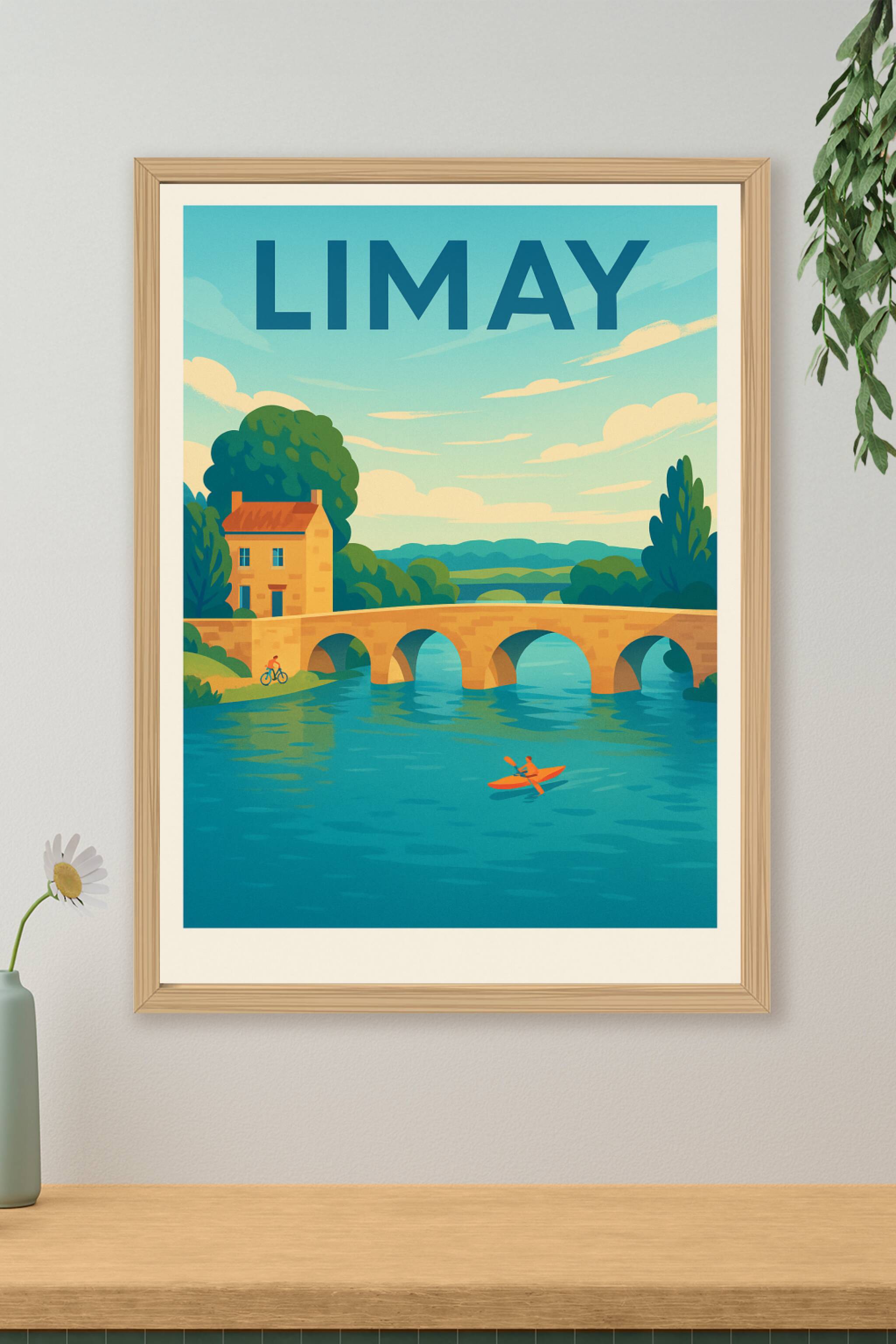 Affiche de Limay - Sérénité au fil de l'eau