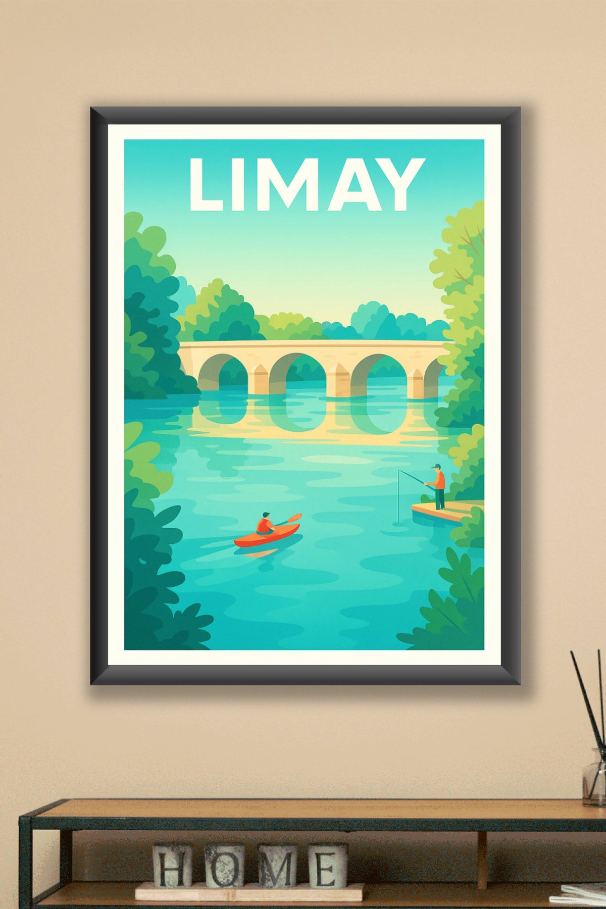 Affiche de Limay - Sérénité au fil de l'eau