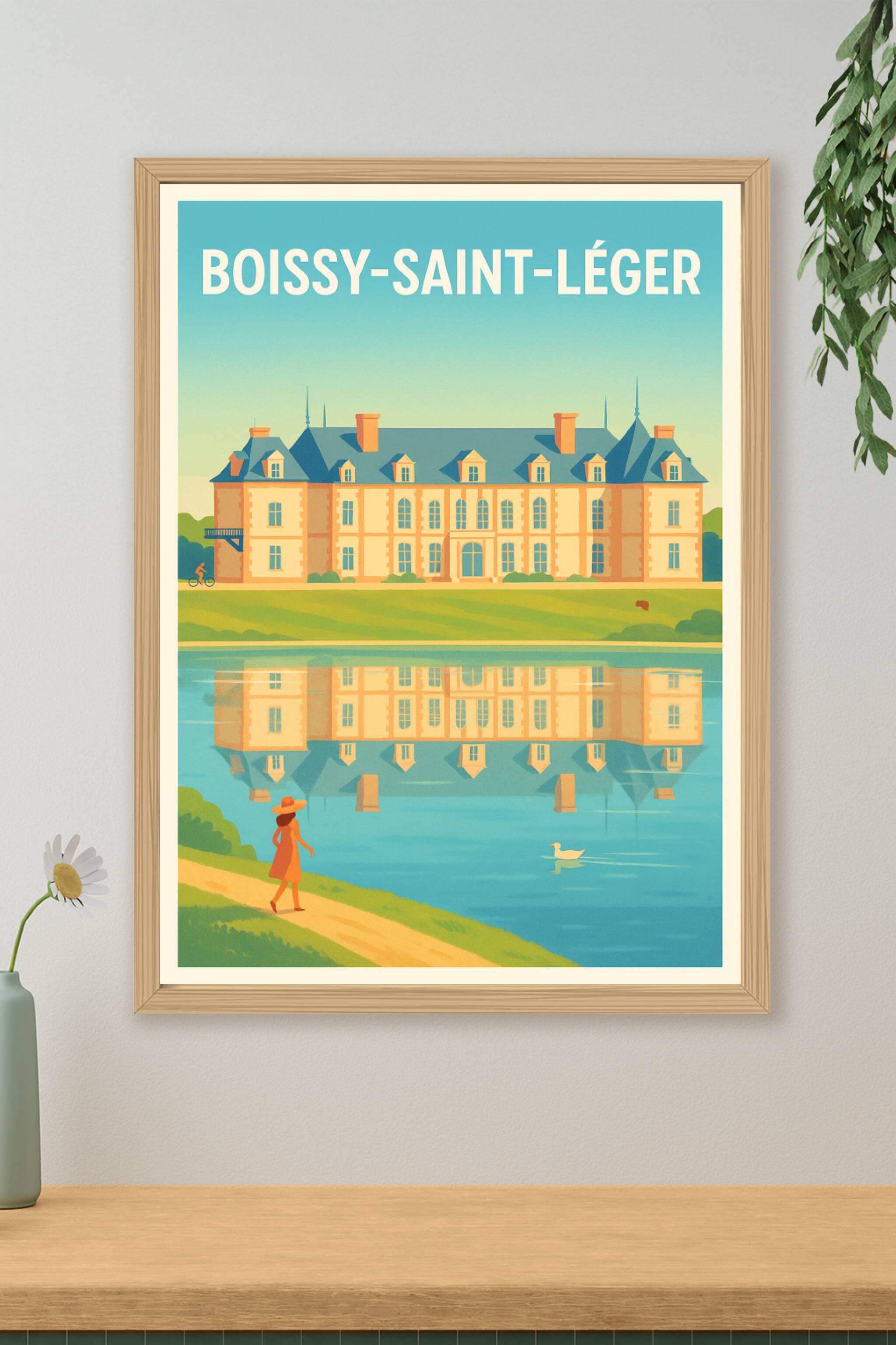 Affiche de Boissy-Saint-Léger - Élégance au bord de l'eau