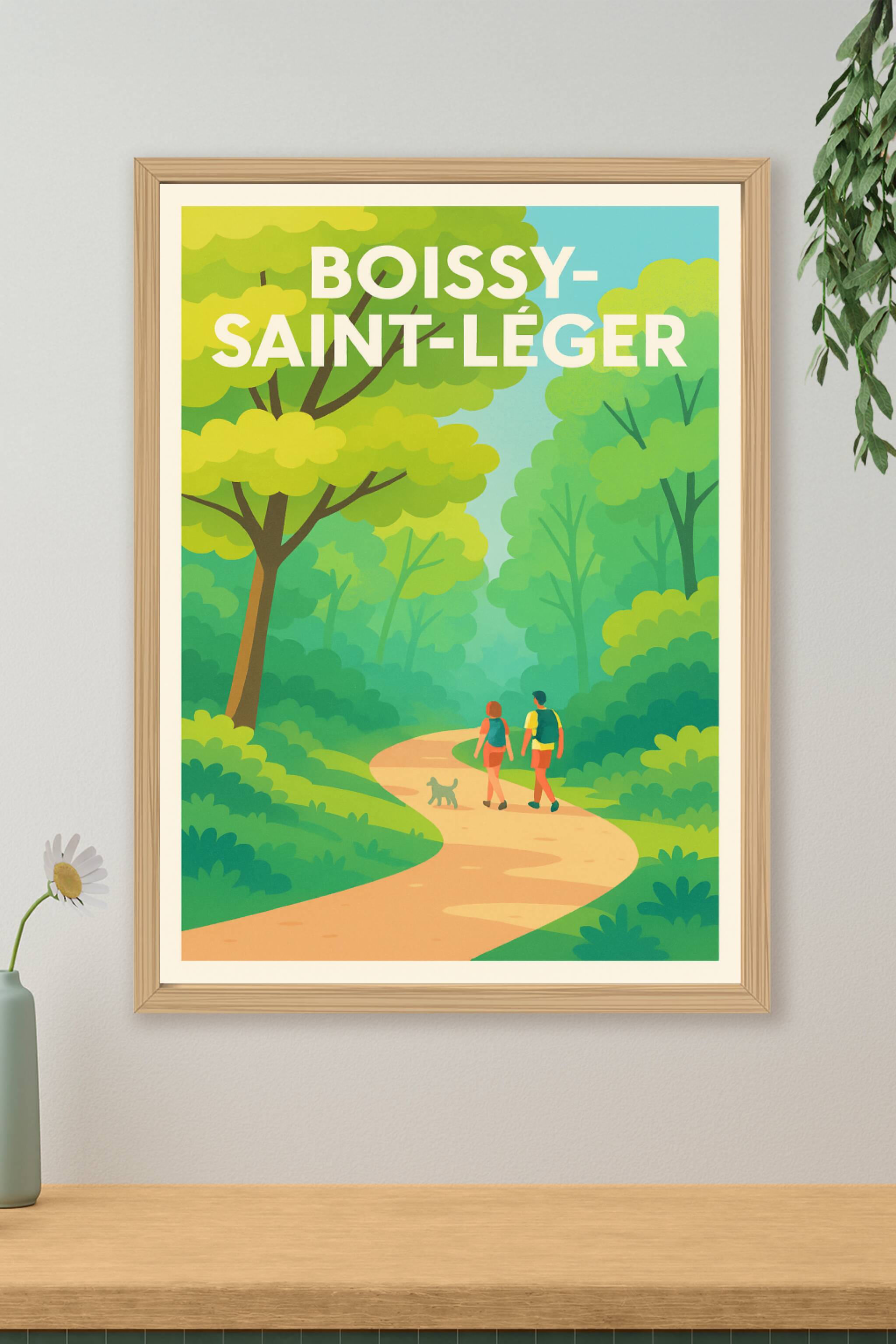 Affiche de Boissy-Saint-Léger - Promenade en pleine nature