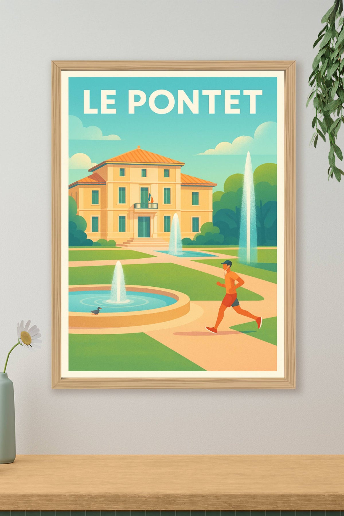 Affiche de Le Pontet - Ambiance paisible et sportive au cœur du parc