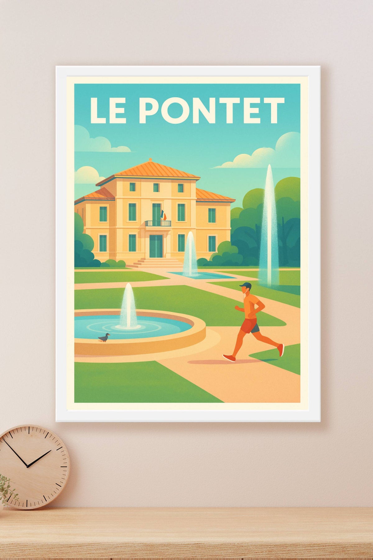Affiche de Le Pontet - Ambiance paisible et sportive au cœur du parc