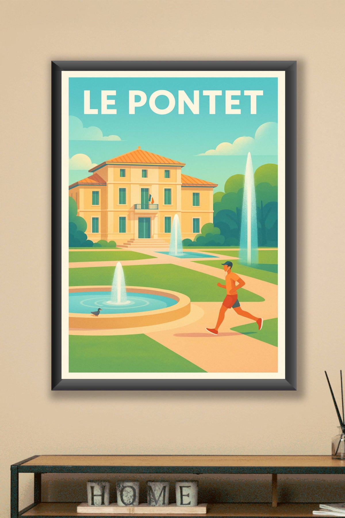 Affiche de Le Pontet - Ambiance paisible et sportive au cœur du parc